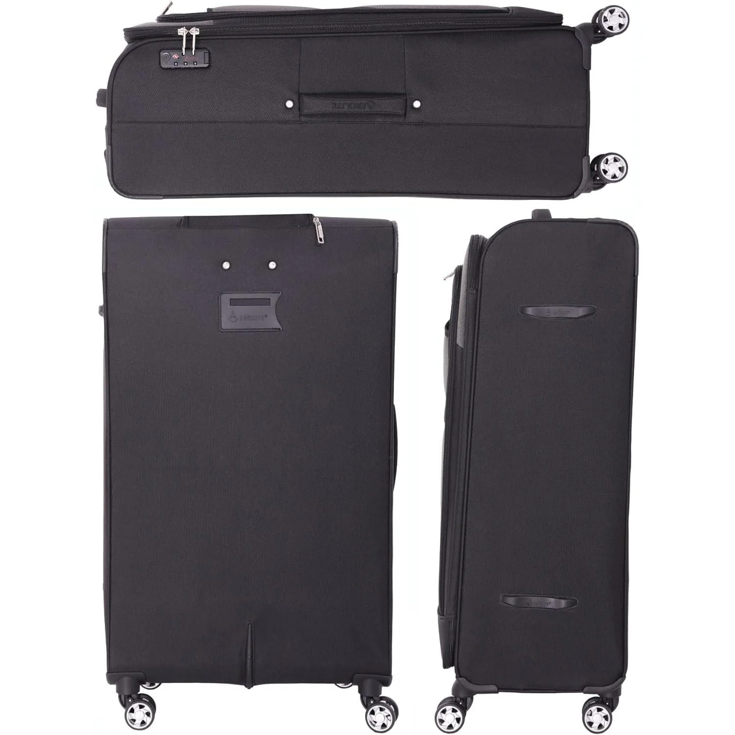 Aerolite 30" Super Lightweight Soft Shell Large Checked In Hold Luggage Suitcase with 8 Wheels, 108L Capacity, 10 Year Warranty - Image 10