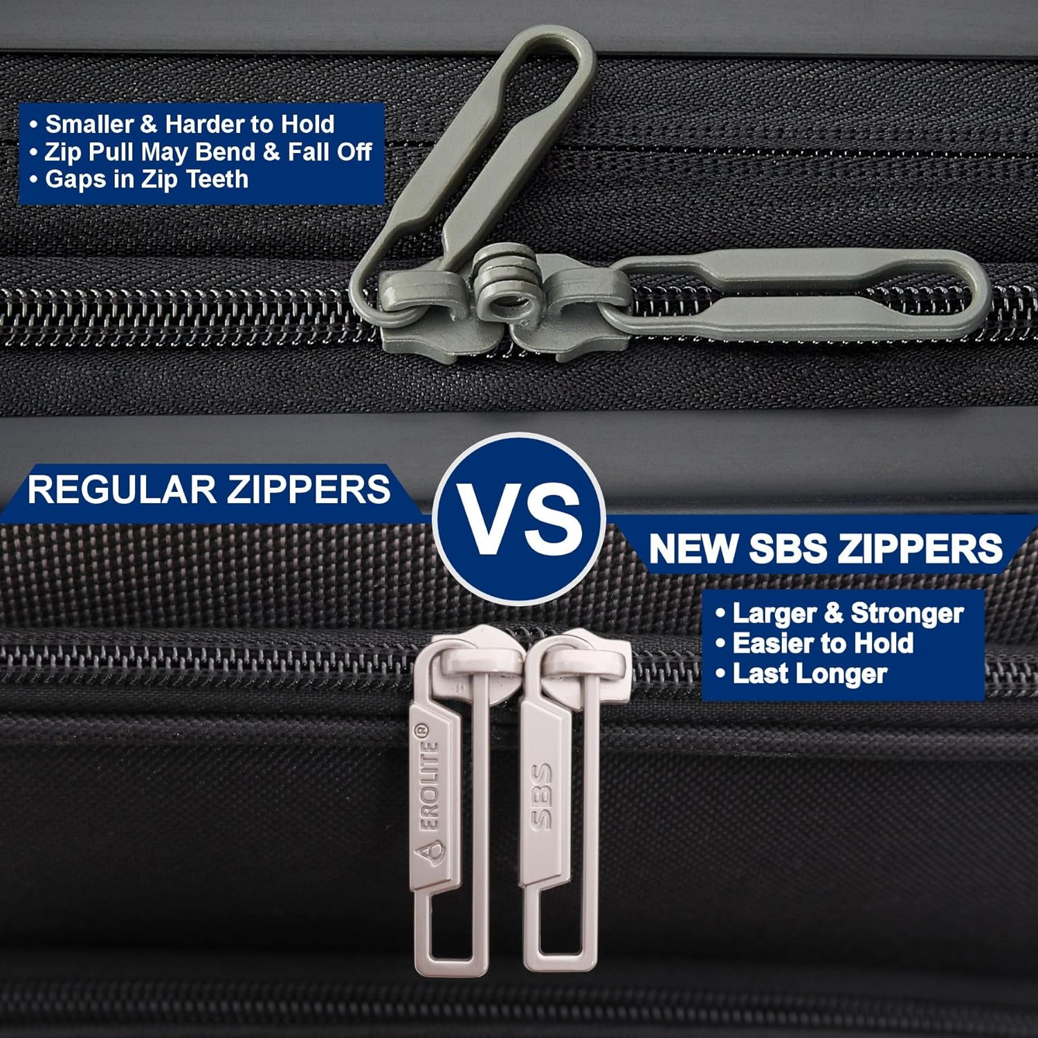 Aerolite 30" Super Lightweight Soft Shell Large Checked In Hold Luggage Suitcase with 8 Wheels, 108L Capacity, 10 Year Warranty - Image 4