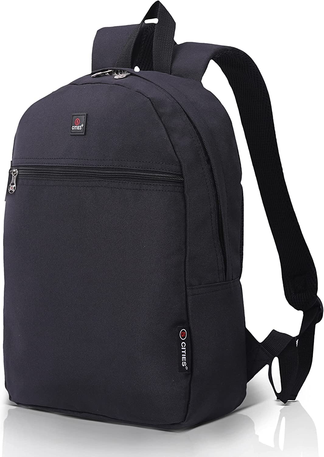 5 Cities 40x30x10 New and Improved 2025 Lufthansa, Austrian Airlines, Swiss Airlines Maximum Size Holdall Cabin Luggage Under Seat Flight Bag, Black