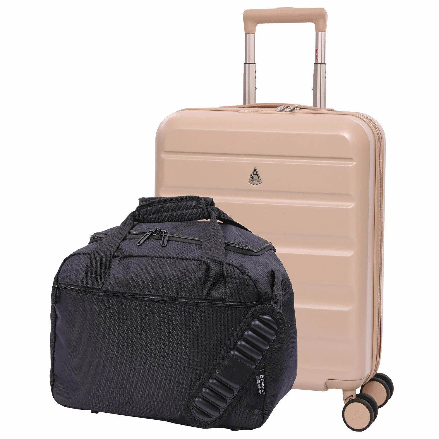 Aerolite Ryanair Priority Max Cabin Bag Bundle – Expandable 55x40x20/23cm Hard Shell Suitcase + 40x30x20cm Underseat Bag (Latest Ryanair Size), Airline-Approved Carry-On Luggage Set with TSA Lock - Image 9