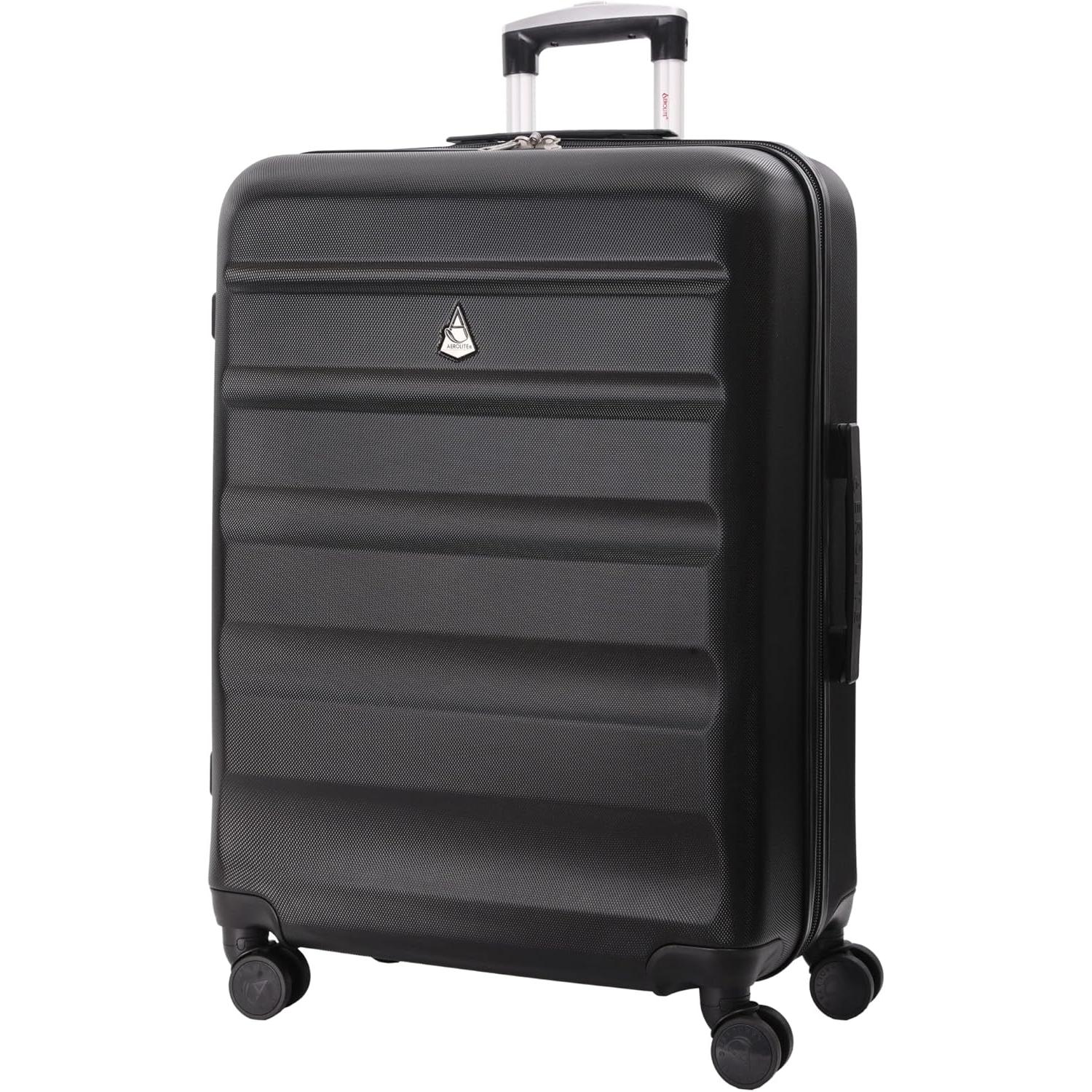 Aerolite 25" Medium Lightweight Hard Shell Checked In Hold Luggage Suitcase with 8 Wheels, 82L Capacity, 70x50x27cm - Image 11