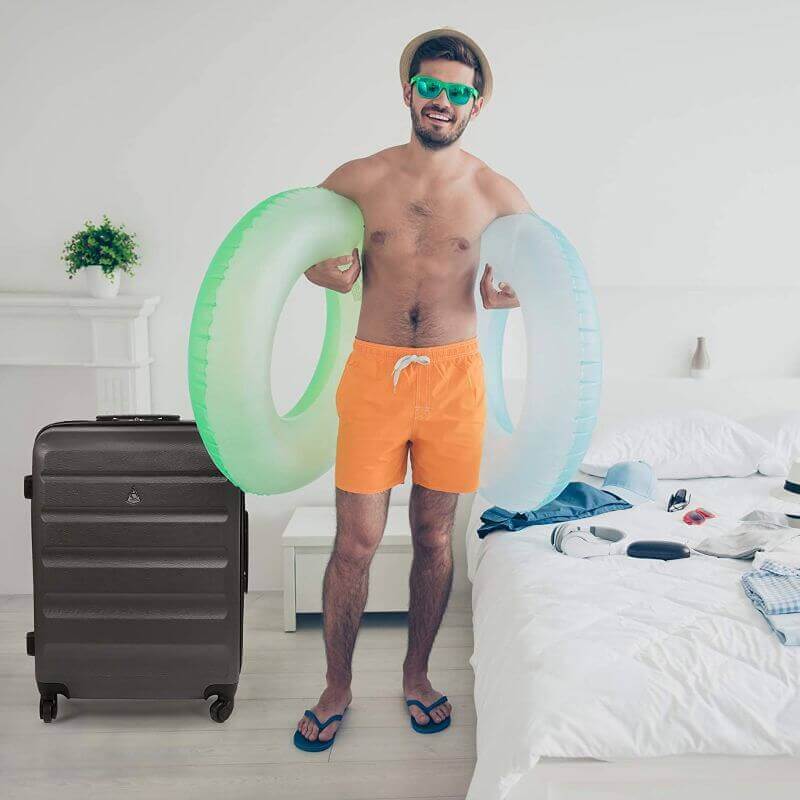 Aerolite 25" Medium Lightweight Hard Shell Checked In Hold Luggage Suitcase with 8 Wheels, 82L Capacity, 70x50x27cm - Image 15