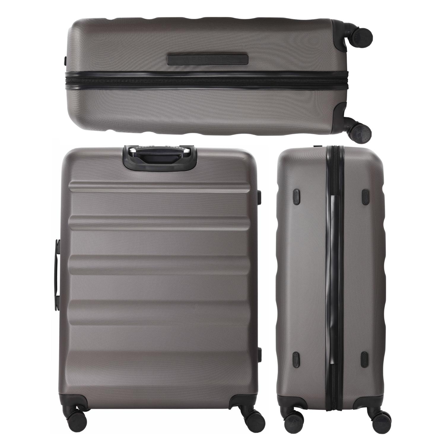 Aerolite 25" Medium Lightweight Hard Shell Checked In Hold Luggage Suitcase with 8 Wheels, 82L Capacity, 70x50x27cm - Image 4