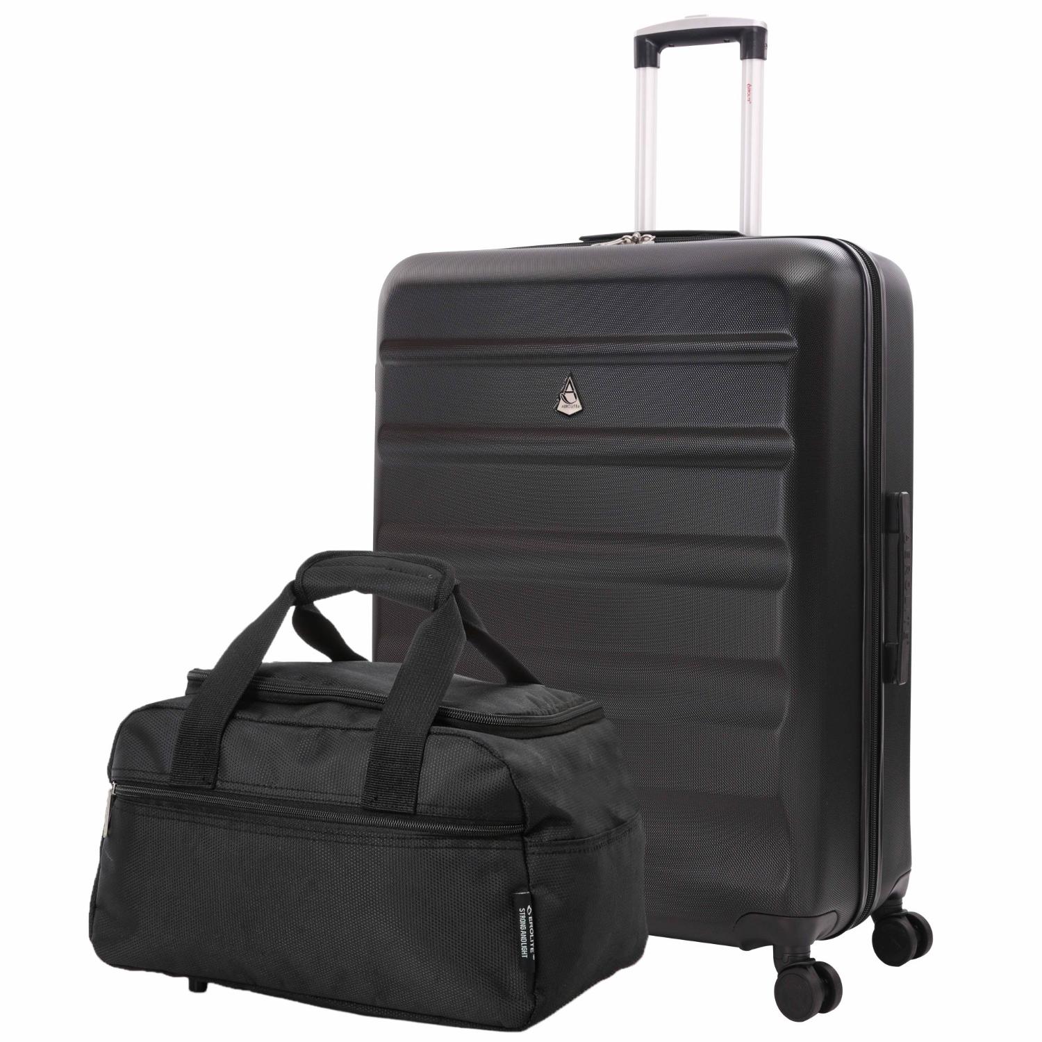 Aerolite Ryanair Plus Bundle, 29" Large Lightweight Hard Shell Luggage Suitcase 127L + Ryanair Maximum Holdall Underseat Cabin Bag (40x20x25cm) - Image 16