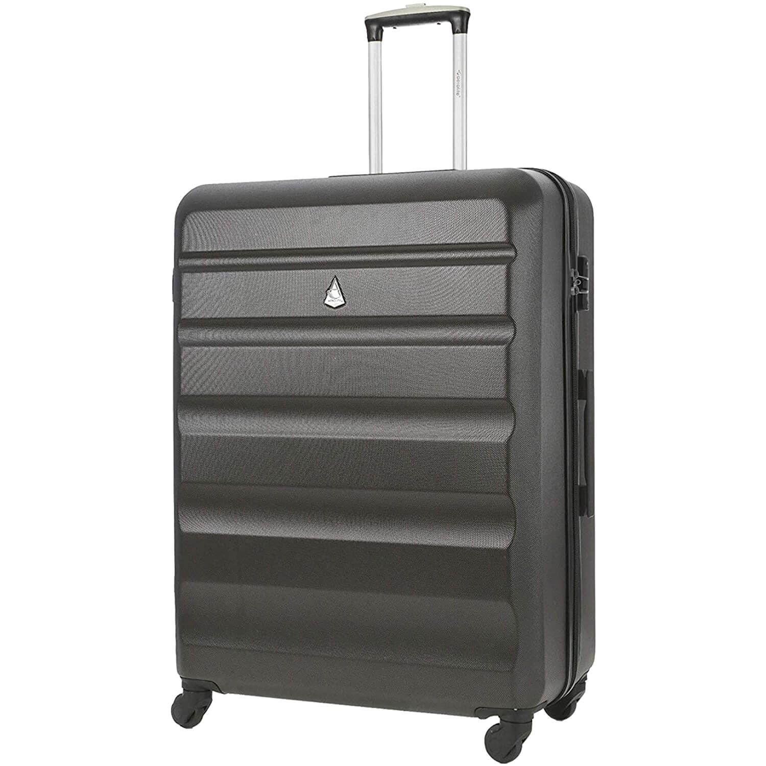 Aerolite 3 Piece Lightweight 4 Wheel ABS Hard Shell Luggage Suitcase Set with Built in TSA Combination Lock, 2 x 21" Cabin + 1x Large 29", Charcoal - Image 3