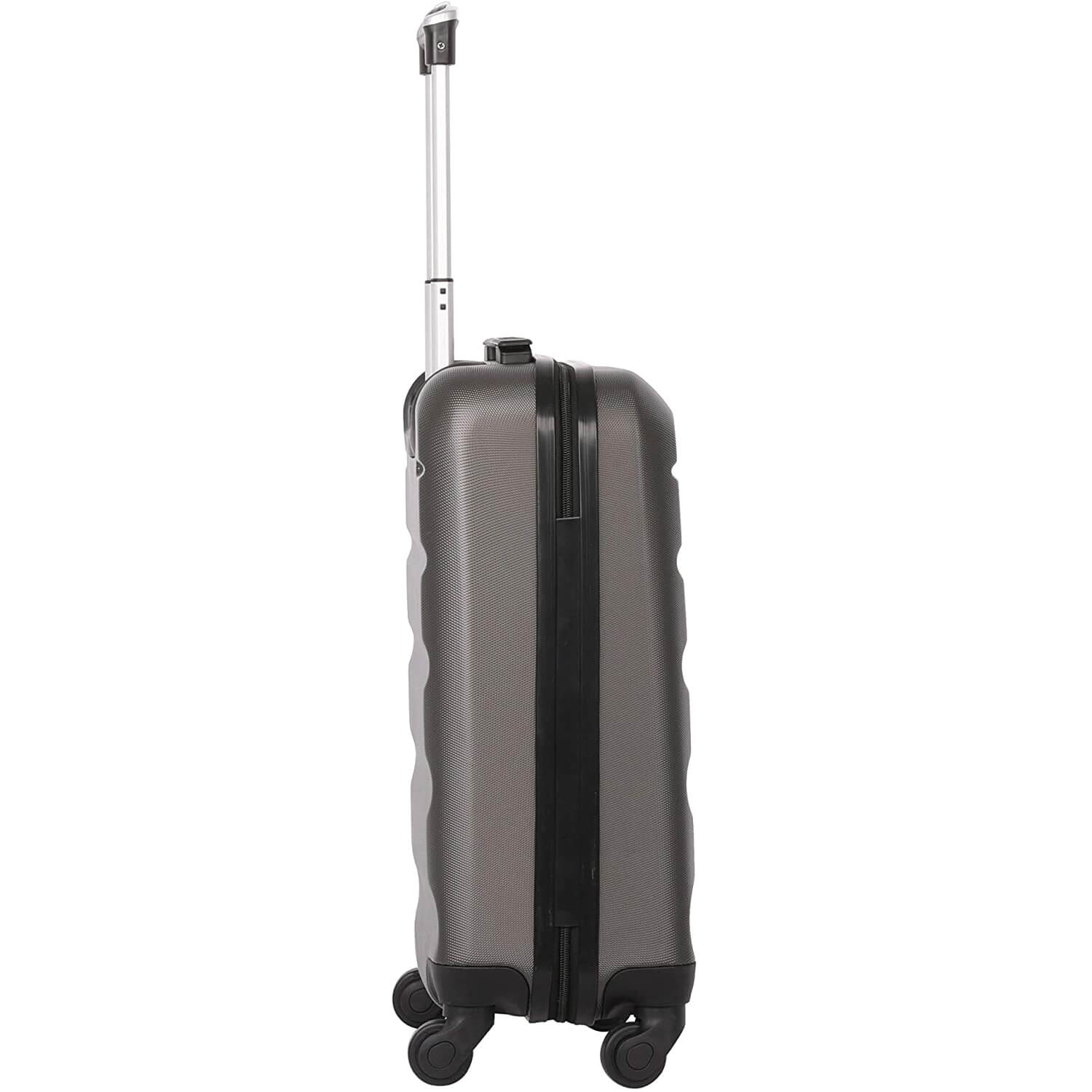Aerolite 3 Piece Lightweight 4 Wheel ABS Hard Shell Luggage Suitcase Set with Built in TSA Combination Lock, 2 x 21" Cabin + 1x Large 29", Charcoal - Image 7