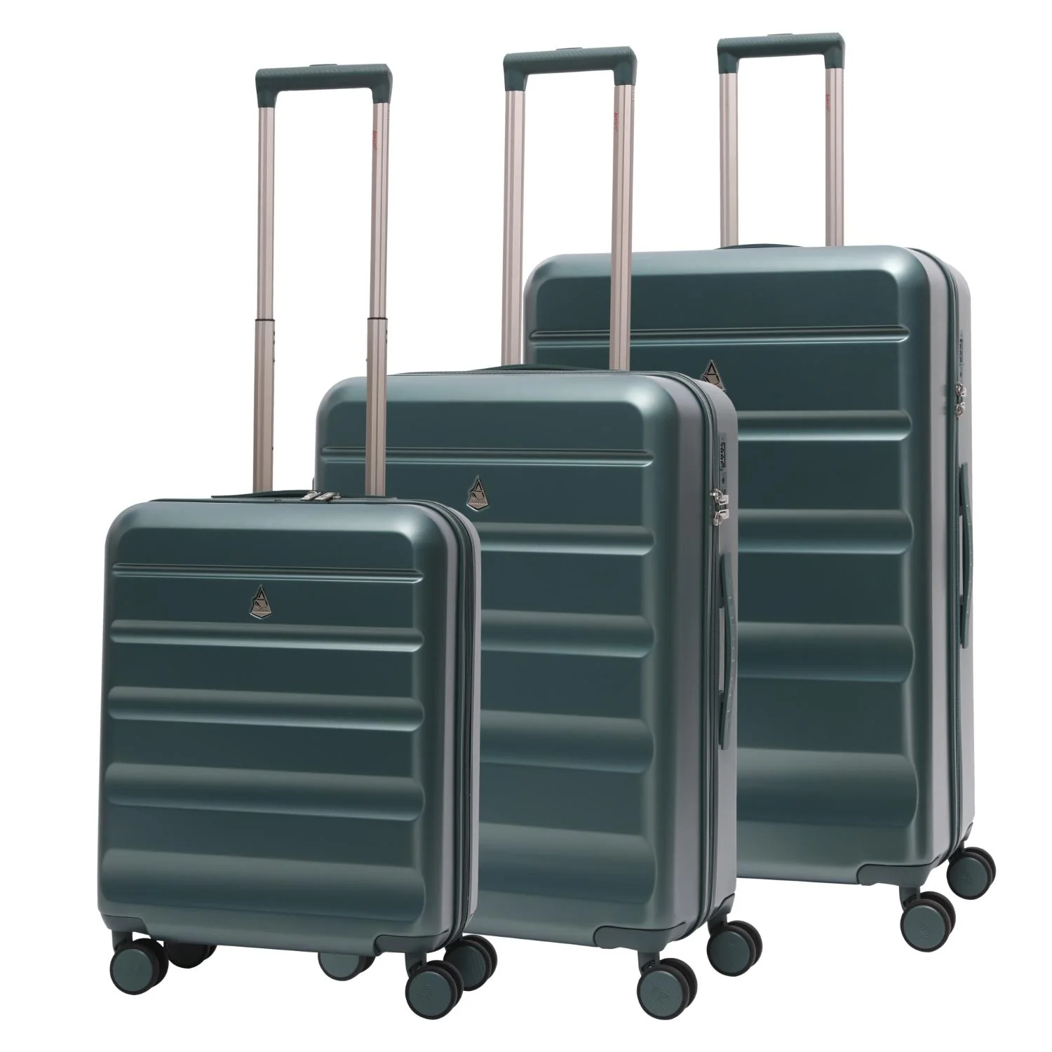 Aerolite 3-Piece Luggage Set – Lightweight Hard Shell Suitcases with 4 Dual Spinner Wheels & TSA Lock – Expandable Cabin (21”), Medium (24”), Large (28”) – Expandable Carry-On Case Included – Forest Green - Image 18
