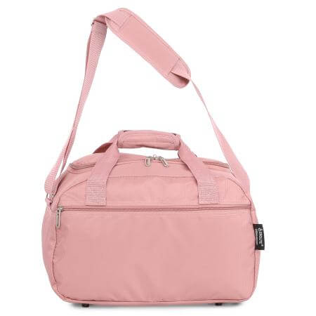 Aerolite (35x20x20cm) Hand Luggage Holdall Bag - Rose Gold (x2 Set) - Image 3