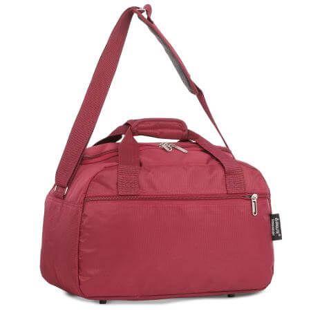 Aerolite (35x20x20cm) Hand Luggage Holdall Bag - Wine - Image 4