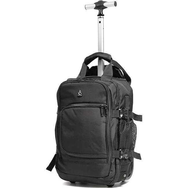Aerolite 40x20x25cm Approved for Ryanair Premium Quality  Eco-Friendly Backpack Trolley with 2 Wheels, Extendable Handle, 10 Years Brand Warranty - Image 17