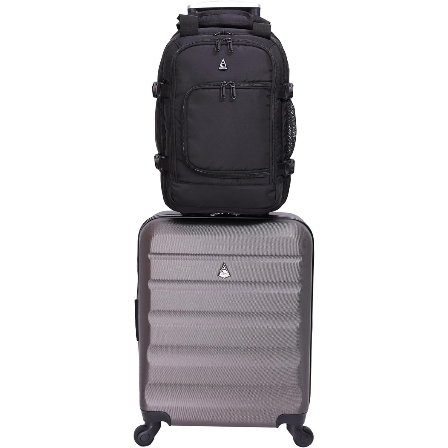 Aerolite 40x20x25cm Approved for Ryanair Premium Quality  Eco-Friendly Backpack Trolley with 2 Wheels, Extendable Handle, 10 Years Brand Warranty - Image 23