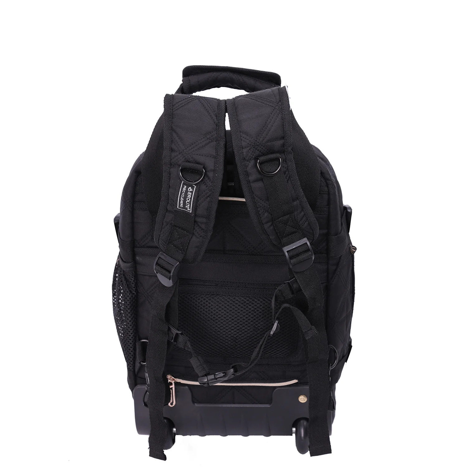 Aerolite 40x20x25cm Ryanair Approved Eco-Friendly Superior Premium Quality Backpack Trolley Bag with 2 Wheels, Extendable Handle, 10 Year Brand Warranty (Quilted) - Image 21