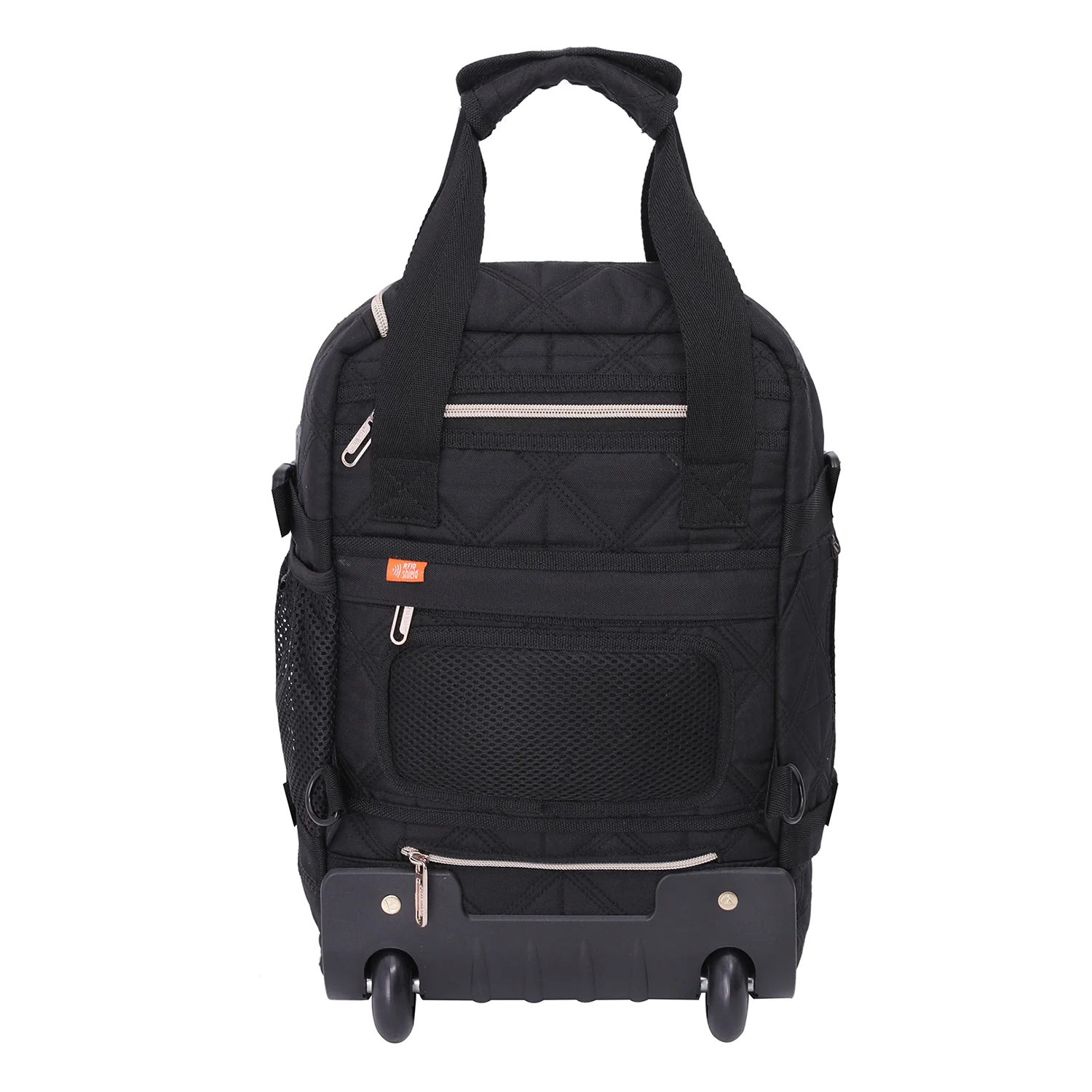 Aerolite 40x20x25cm Ryanair Approved Eco-Friendly Superior Premium Quality Backpack Trolley Bag with 2 Wheels, Extendable Handle, 10 Year Brand Warranty (Quilted) - Image 22