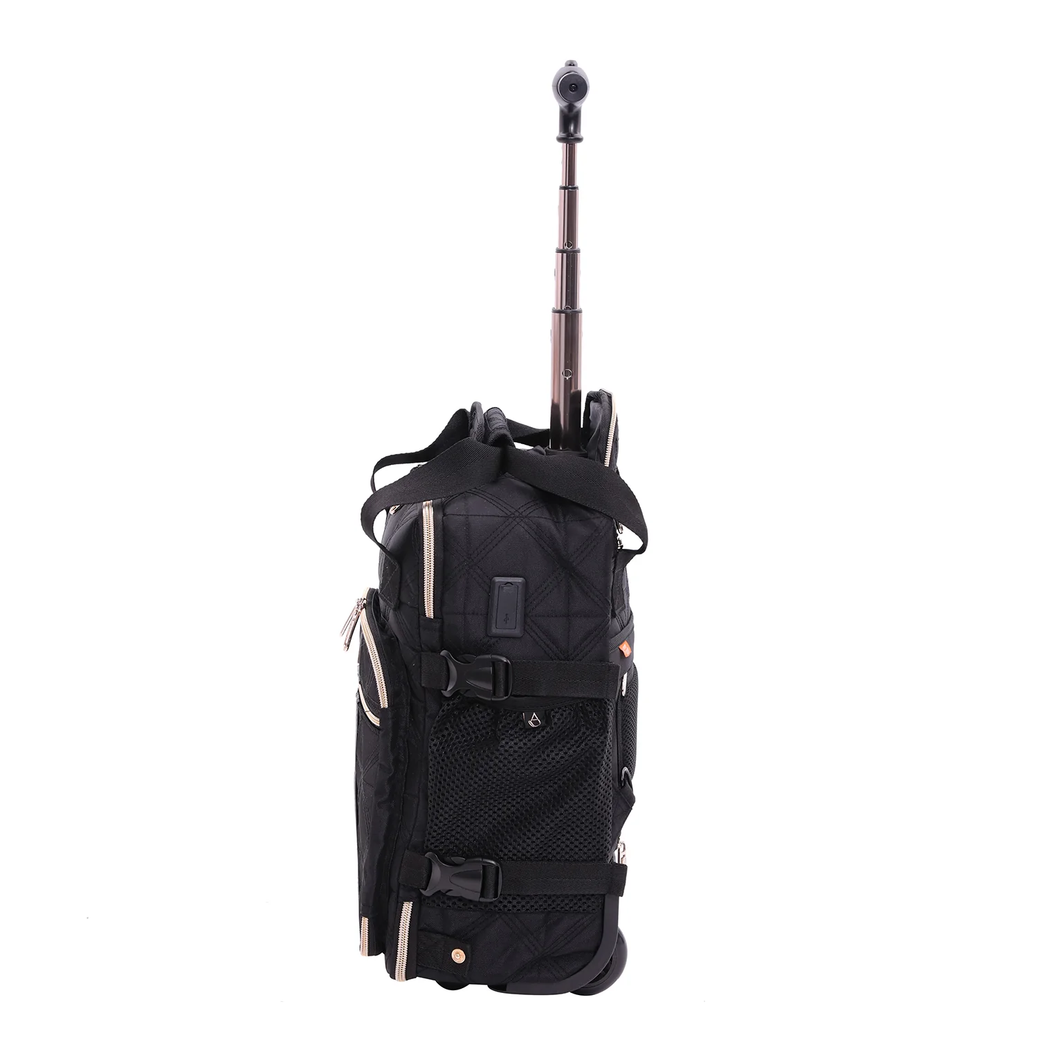 Aerolite 40x20x25cm Ryanair Approved Eco-Friendly Superior Premium Quality Backpack Trolley Bag with 2 Wheels, Extendable Handle, 10 Year Brand Warranty (Quilted) - Image 25