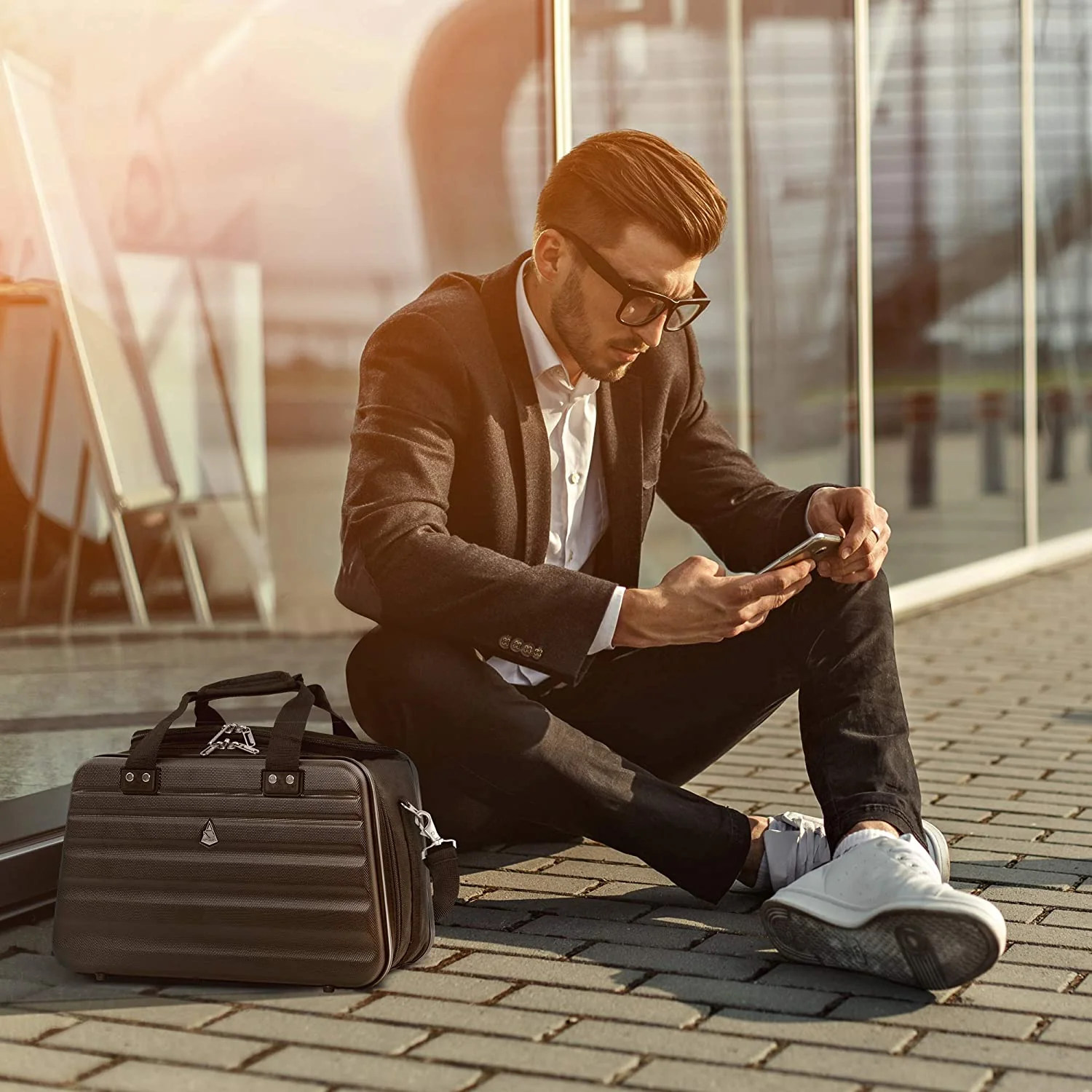 Aerolite (40x20x25cm) Hand Luggage Holdall Bag, Maximum Allowed Size For Ryanair, Approved For Ryanair, Easyjet, British Airways, Jet2, Wizz Air, Virgin Atlantic and Many More - Image 15