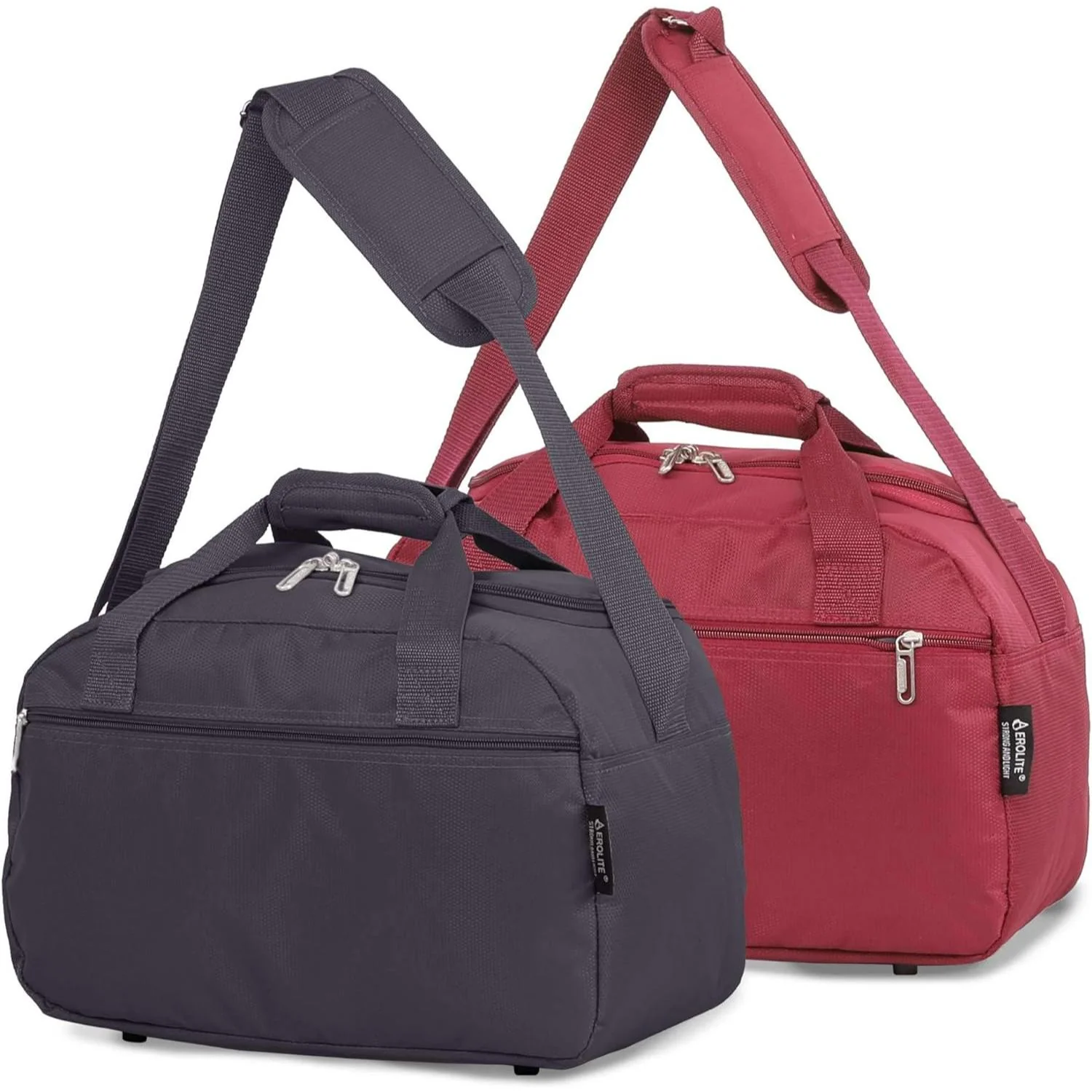 Aerolite (40x20x25cm) Approved for Ryanair Free Allowance, With 5 Years Guarantee, New and Improved 2025 Holdall Cabin Luggage Under Seat Flight Bag, Set of 2 - Image 10
