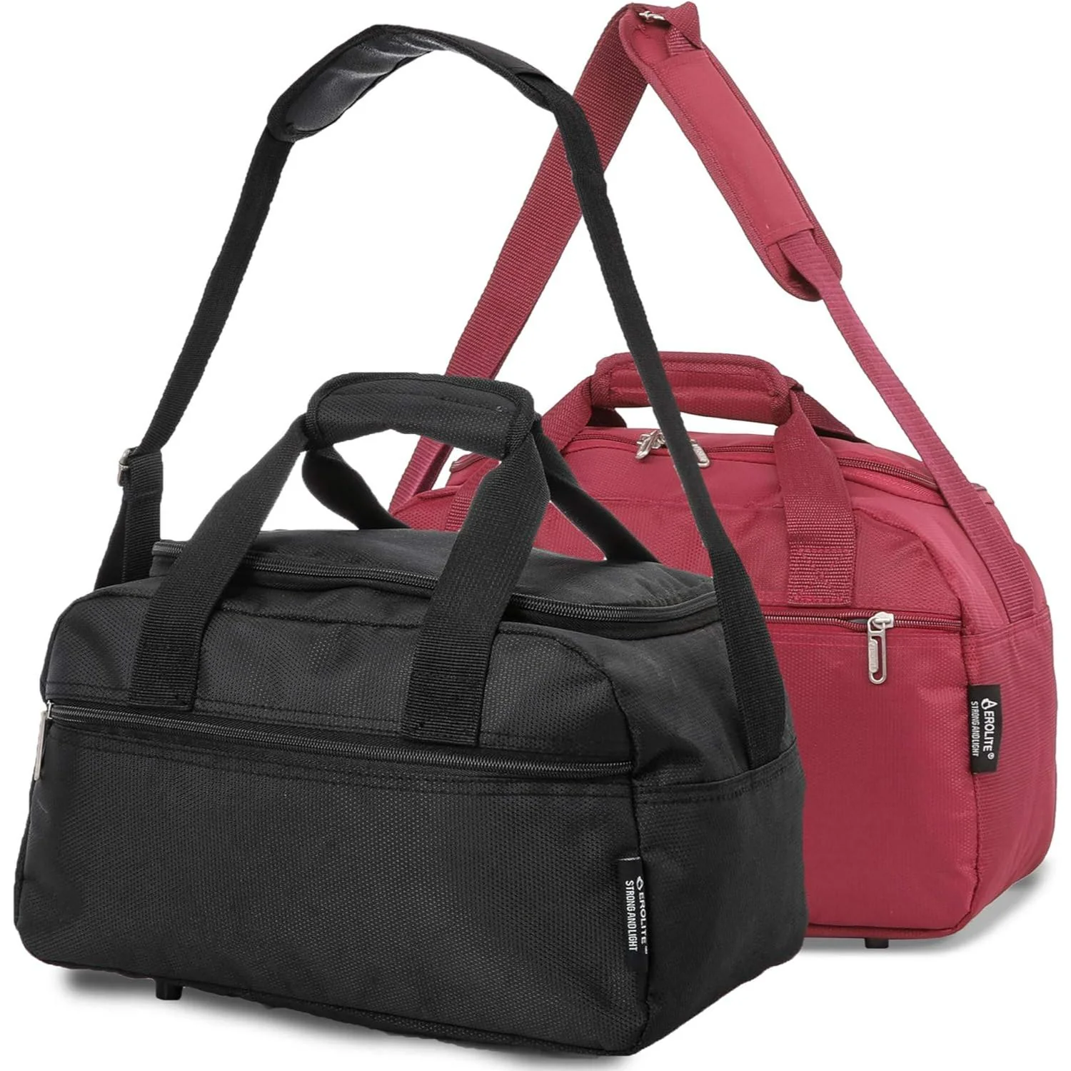 Aerolite (40x20x25cm) Approved for Ryanair Free Allowance, With 5 Years Guarantee, New and Improved 2025 Holdall Cabin Luggage Under Seat Flight Bag, Set of 2 - Image 5