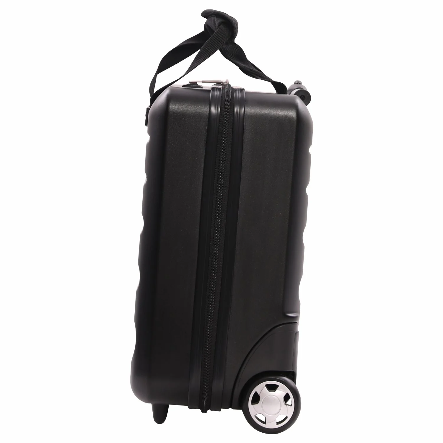 Aerolite Ryanair Approved Cabin Bag 40x20x25cm– Lightweight 2-Wheel Hard Shell Underseat Trolley with TSA Lock – Eco-Friendly Interior – Black - Image 8