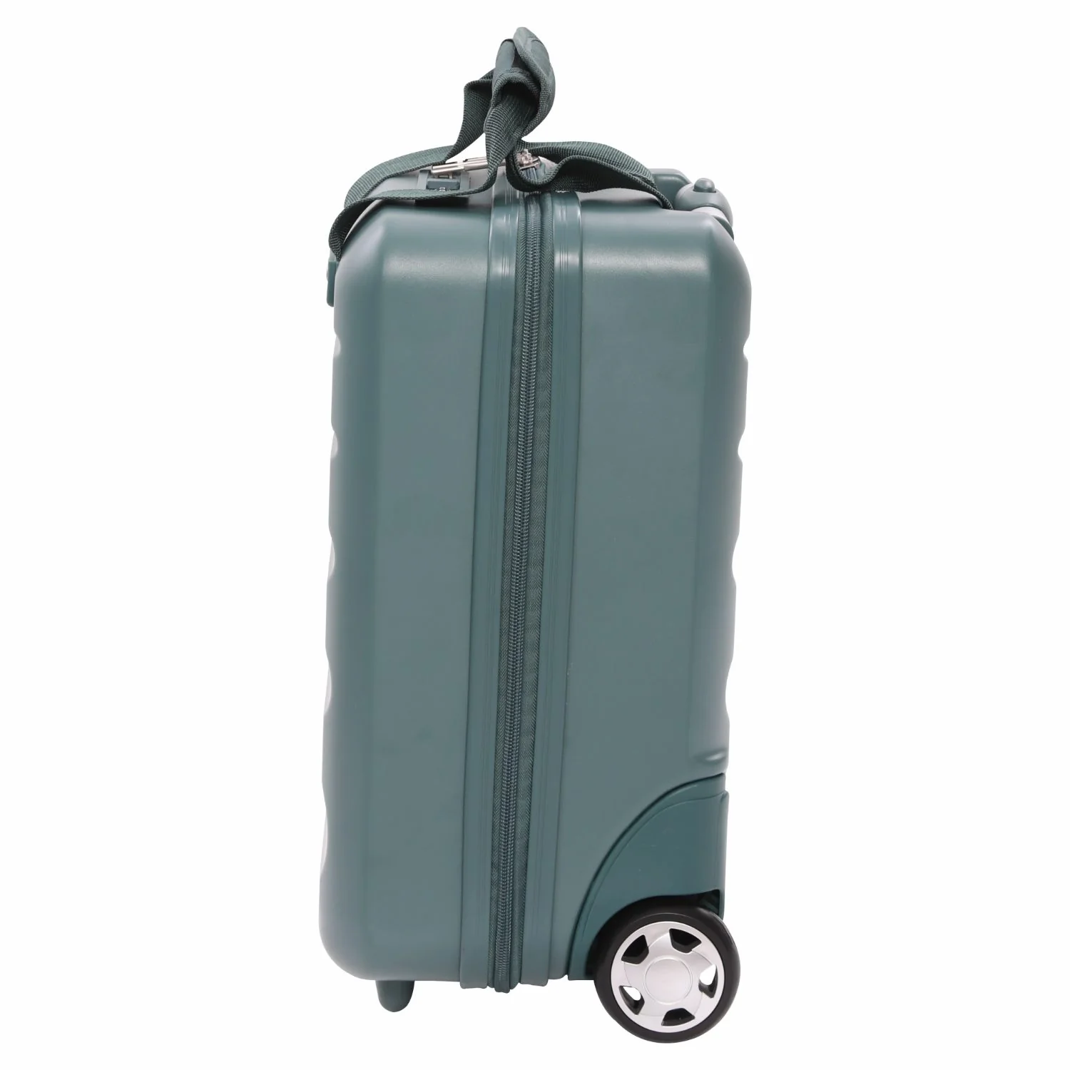 Aerolite Ryanair Approved Cabin Bag 40x20x25cm– Lightweight 2-Wheel Hard Shell Underseat Trolley with TSA Lock – Eco-Friendly Interior – Forest Green - Image 7