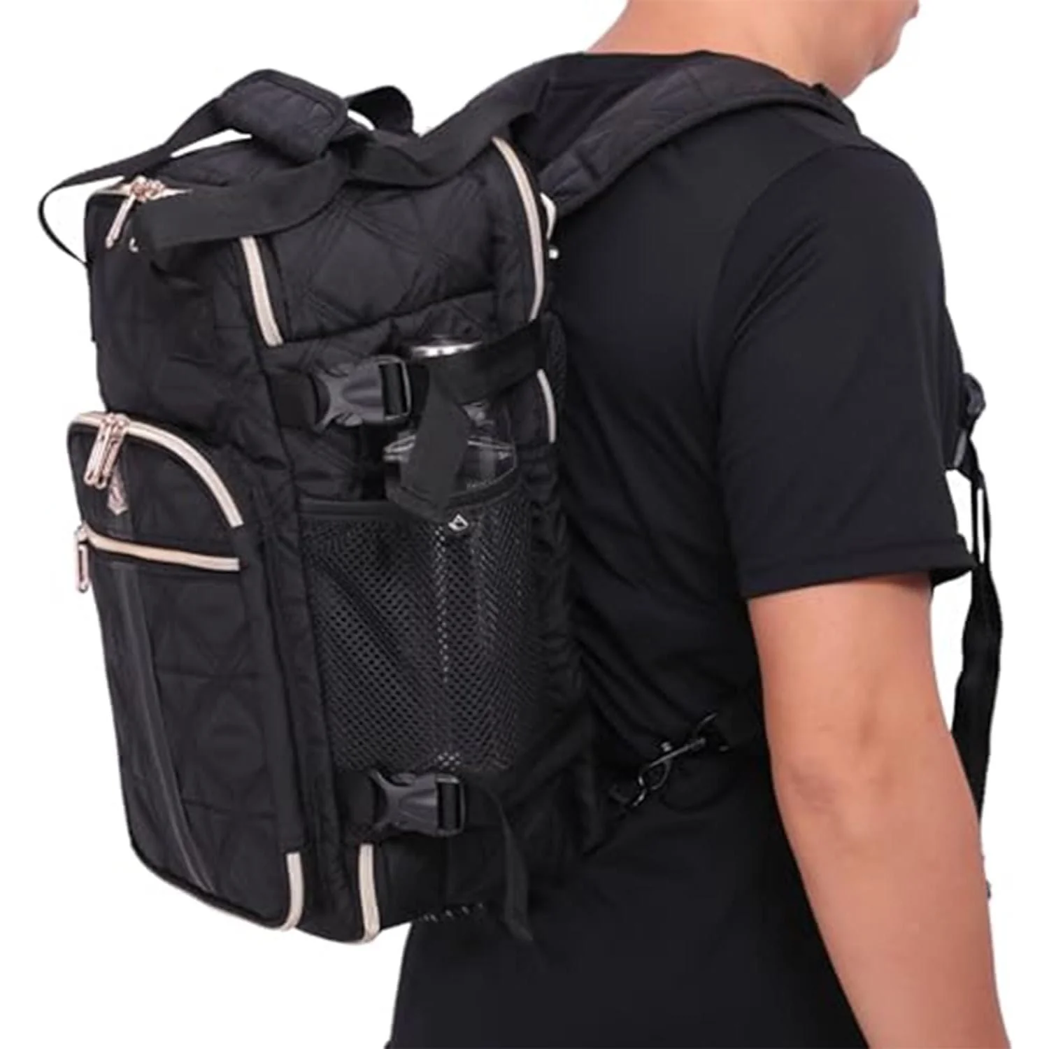Aerolite 40x20x25cm Premium Eco-Friendly Backpack Approved for Ryanair with 10 Years Warranty (Quilted) + Luggage Scale + TSA Lock - Image 24