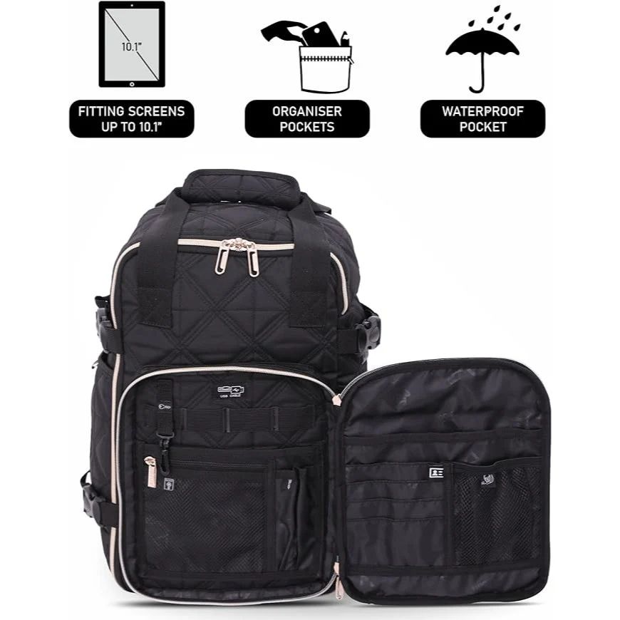 Aerolite 40x20x25cm Premium Eco-Friendly Backpack Approved for Ryanair with 10 Years Warranty (Quilted) + Luggage Scale + TSA Lock - Image 4