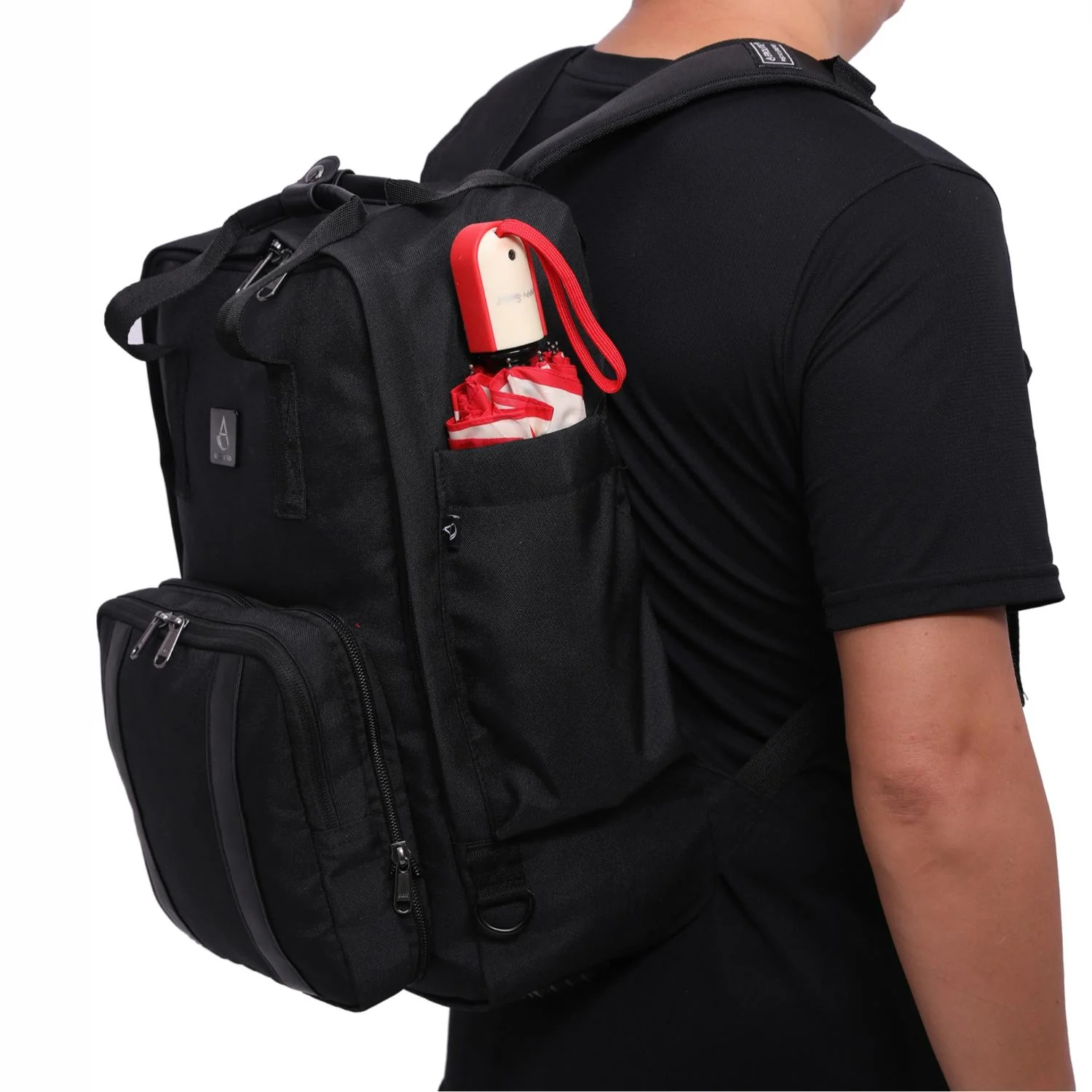 Aerolite 40x20x25cm Approved for Ryanair Premium Eco-Friendly Backpack With Removable Small Carry Pouch, Shower-Resistant Cabin Rucksack with 10 Years Brand Warranty + Luggage Scale + TSA Lock - Image 15