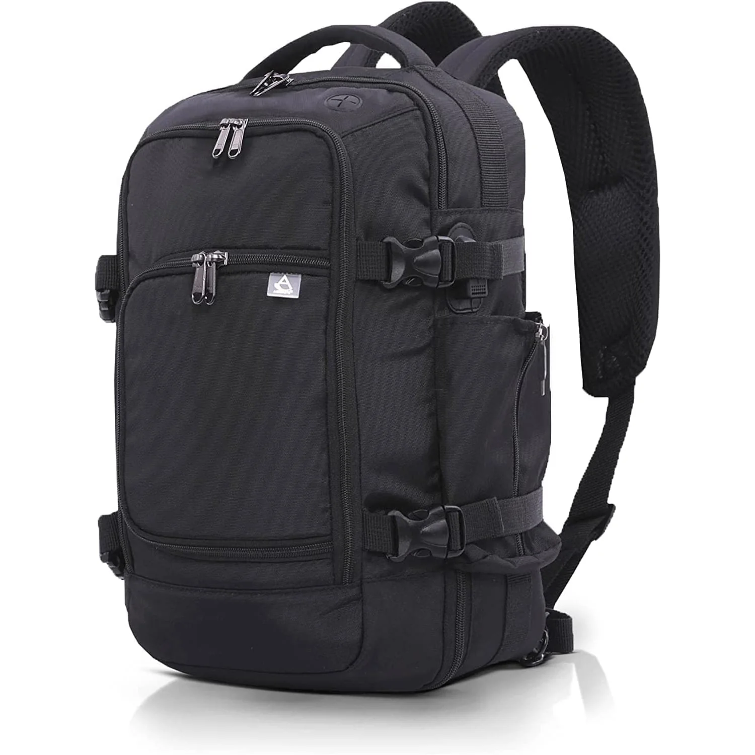 Aerolite (40x20x25cm) Backpack/Rucksack Approved for Ryanair with YKK Zippers, Built-in USB Charging Port, Black - Image 10