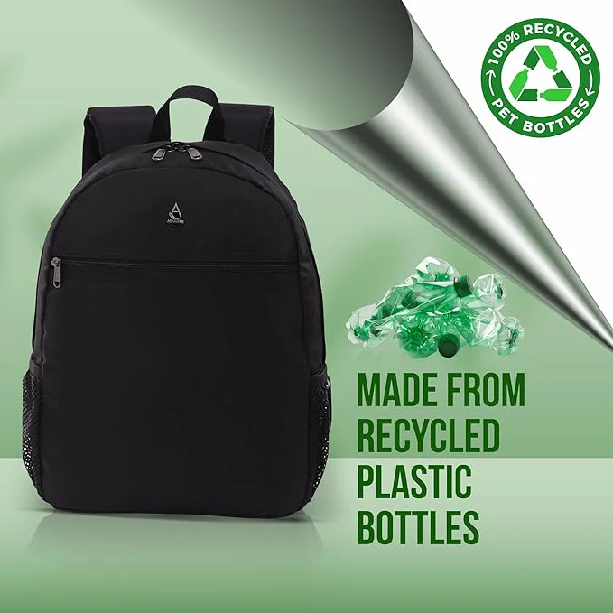 Aerolite 40x30x10 Lufthansa Maximum Size Backpack Recycled Eco-Friendly Shower-Resistant Cabin Luggage Travel Approved For British Airways, easyJet Swiss and Austrian Airlines with 10 Year Warranty - Image 4