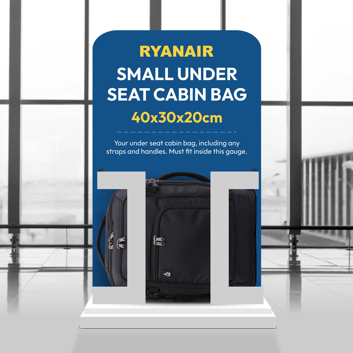 Aerolite 40x30x20cm Ryanair & Wizz Air Maximum Cabin Size Eco-Friendly Backpack ♻️ Lightweight Travel Bag with YKK Zippers & 10-Year Warranty - Image 3