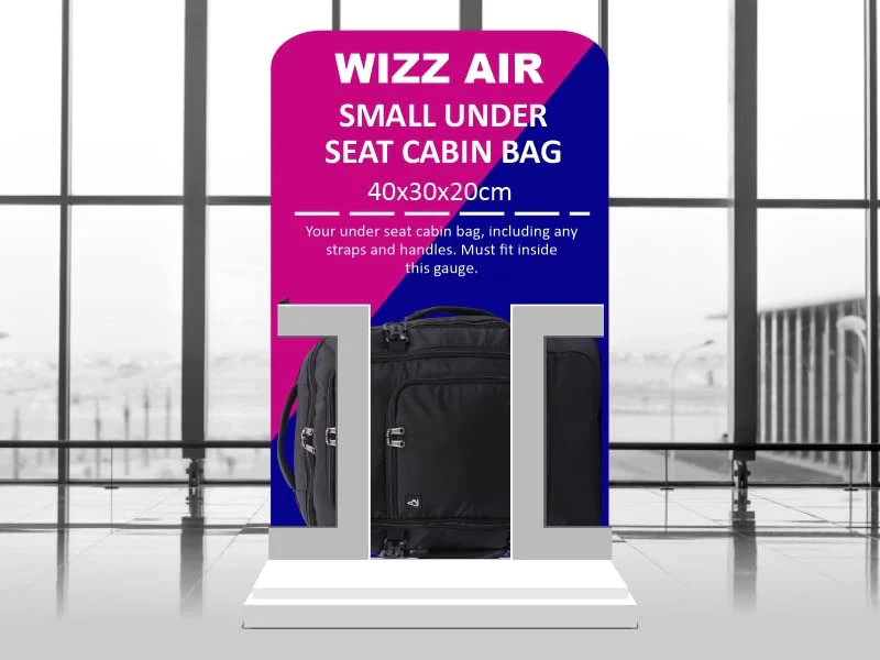 Aerolite Wizz Air Bundle, Expandable (55x40x20cm) to (55x40x23cm) Wizz (Priority) Maximum Cabin Suitcase and 40x30x20cm Wizz Air Maximum Size Eco-Friendly Backpack - Image 17