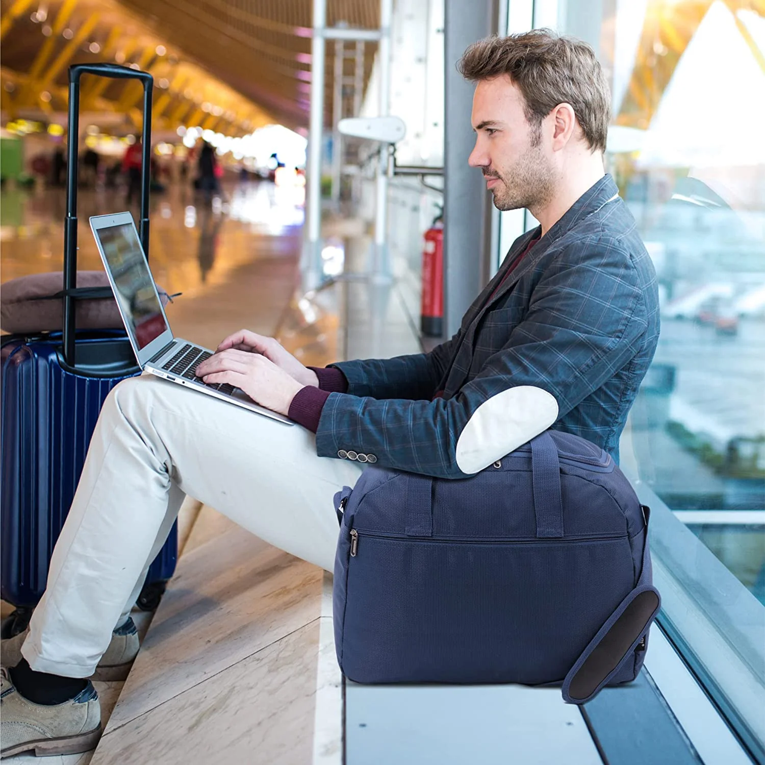 Aerolite Easyjet Maximum Size (45x36x20cm) Holdall New and Improved 2025 Cabin Luggage Under Seat Flight Bag - Image 23