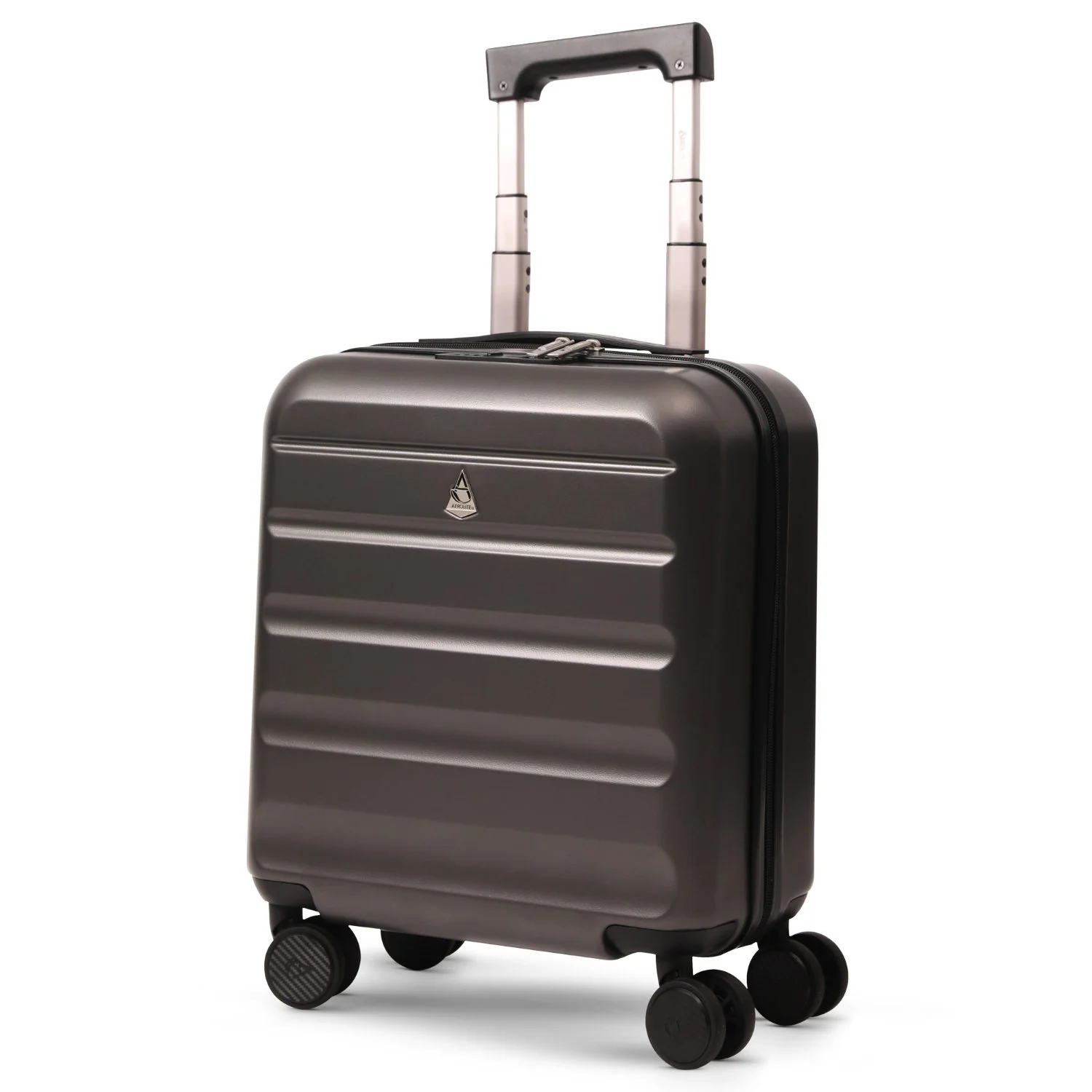 Aerolite 45x36x20cm EasyJet Cabin Suitcase – Underseat Hard Shell Carry On Luggage with 8 Spinner Wheels, TSA Lock & ABS Shell, Lightweight 28L Cabin Bag (Charcoal) - Image 7