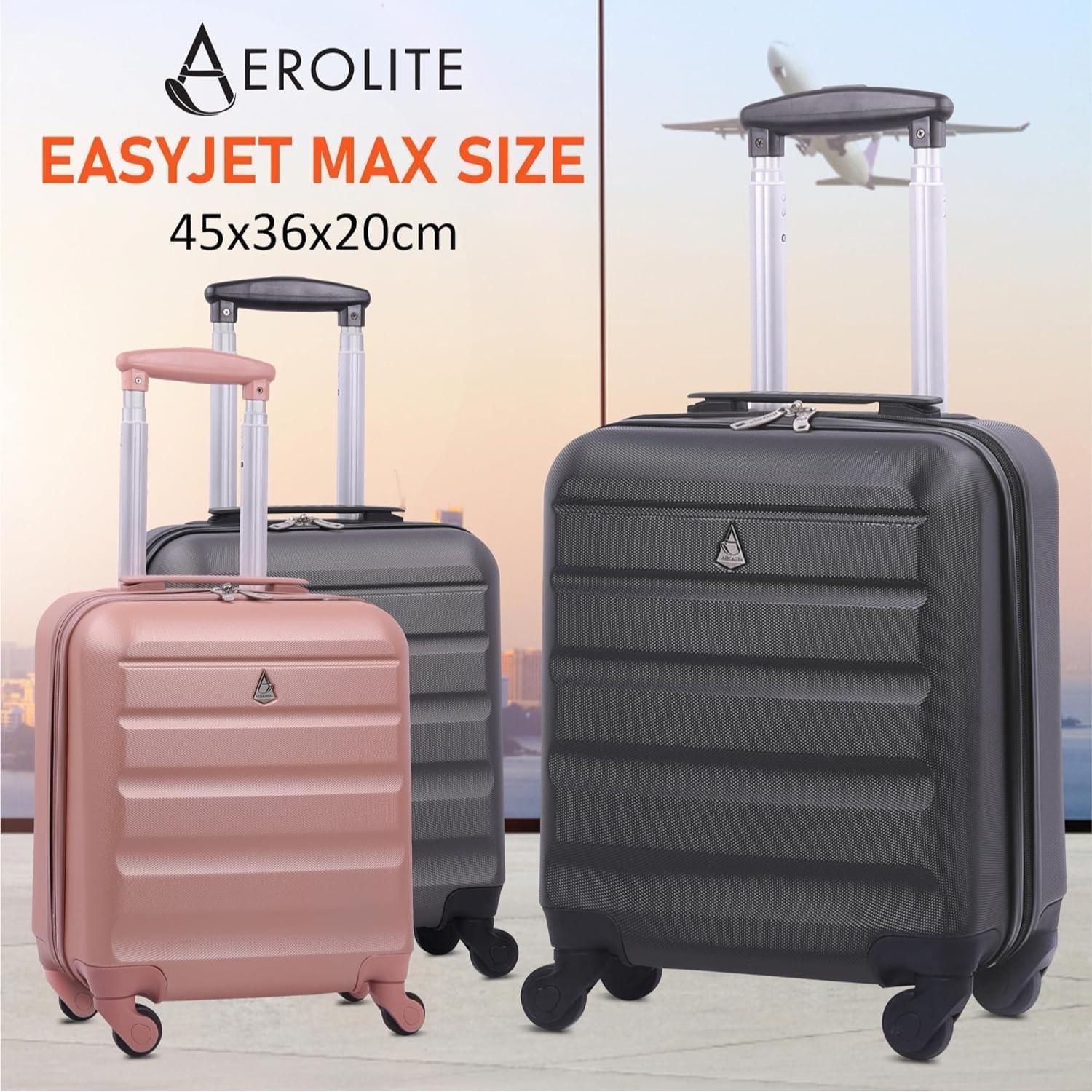 Aerolite 45x36x20cm Easyjet Maximum Cabin Size Carry On Suitcase With 8 Ultra Smooth Wheels, TSA Lock, Eco-Friendly Interior, SBS Zippers, 5 Years Warranty - Image 14