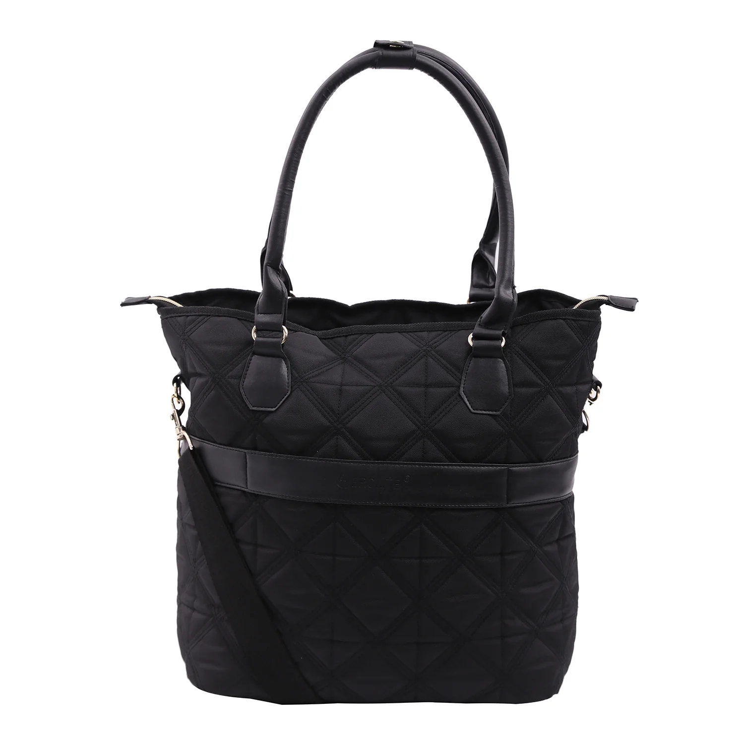 Aerolite 45x36x20cm Easyjet Maximum Super Premium Quality Eco Friendly Laptop Bag - Fits up to 16.5", Overnight Hand Cabin Luggage Shoulder Bag Quilted with 10 Year Warranty (Black) + Luggage Scale + TSA Lock - Image 18