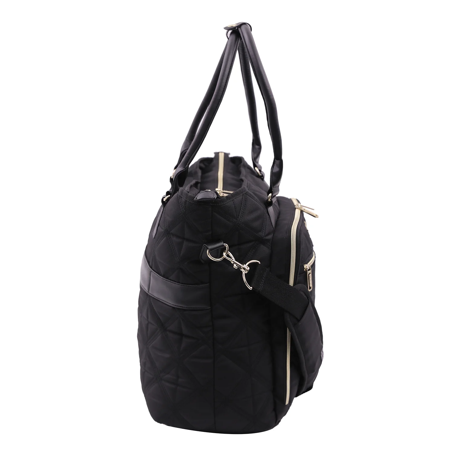 Aerolite 45x36x20cm Easyjet Maximum Super Premium Quality Eco Friendly Laptop Bag - Fits up to 16.5", Overnight Hand Cabin Luggage Shoulder Bag Quilted with 10 Year Warranty (Black) + Luggage Scale + TSA Lock - Image 21