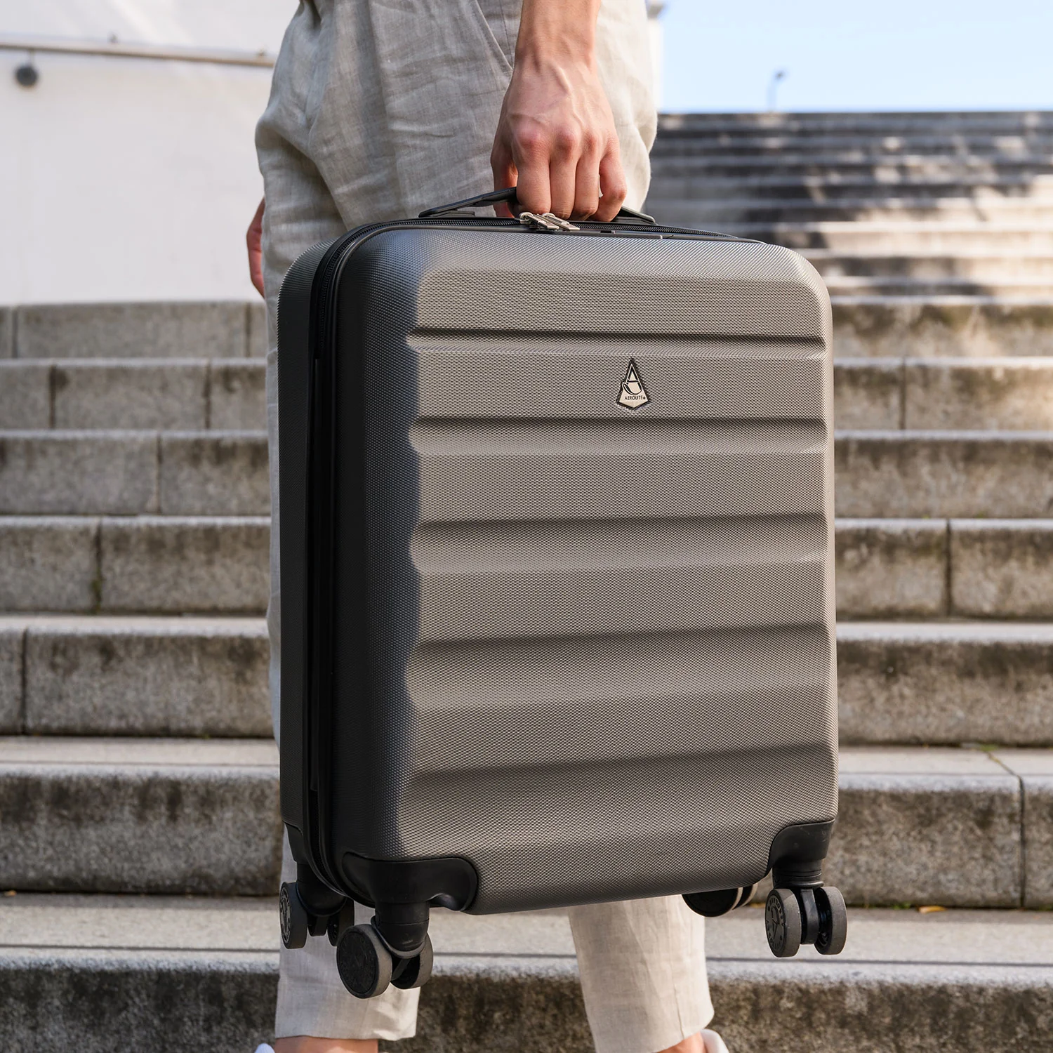 Aerolite 55cm Lightweight Hard Shell 8 Wheels Cabin Suitcase 21" (55x35x20cm), Approved for Ryanair (Priority), easyJet Plus, British Airways, Virgin Atlantic, Jet2 and More - Image 16