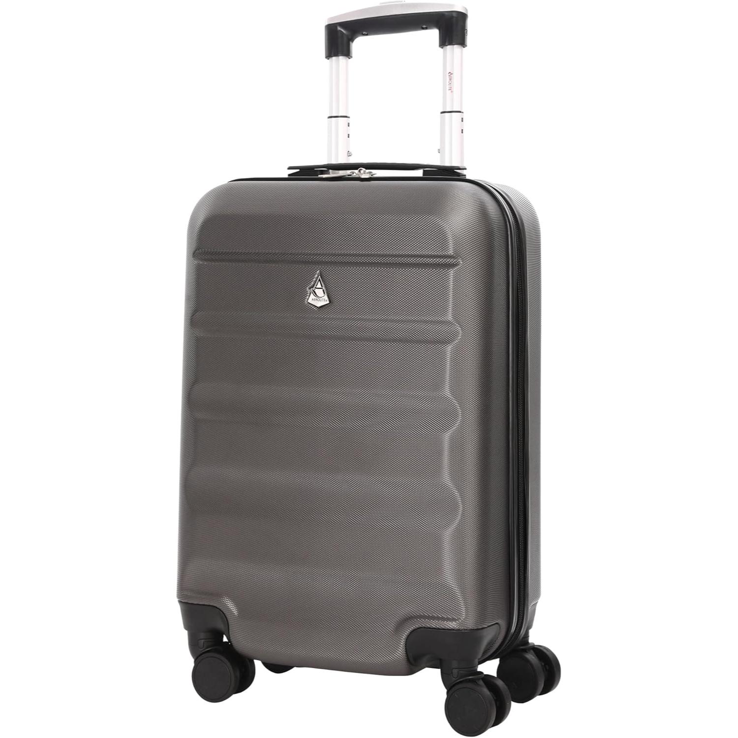 Aerolite 55cm Lightweight Hard Shell 8 Wheels Cabin Suitcase 21" (55x35x20cm), Approved for Ryanair (Priority), easyJet Plus, British Airways, Virgin Atlantic, Jet2 and More (x2 Set) - Image 2