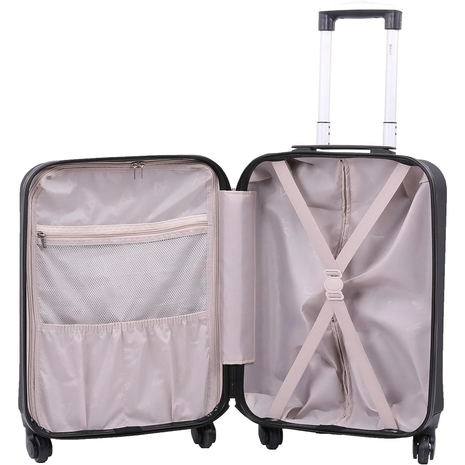Aerolite (55x38x20cm) Emirates Max Size Hard Shell Carry On Hand Cabin Luggage Suitcase with 4 Wheels, Fits Ryanair, British Airways, easyJet & Many More - Image 19