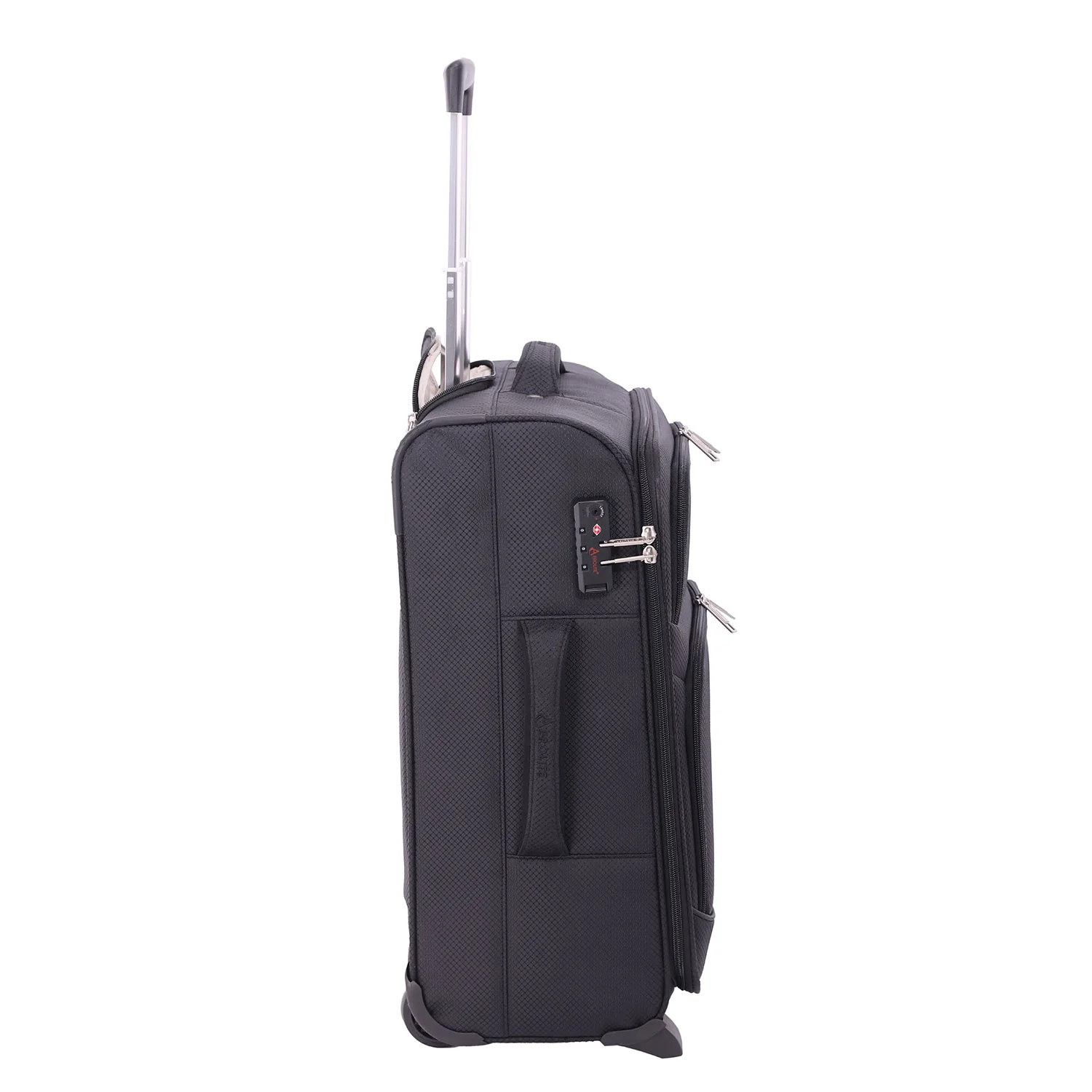 Aerolite 56x45x25cm Easyjet Large Cabin, British Airways Jet2 Maximum Allowance Lightweight 2 Wheel Carry On Hand Cabin Luggage Bag Suitcase 56x45x25 with TSA Approved Lock Black - Image 6