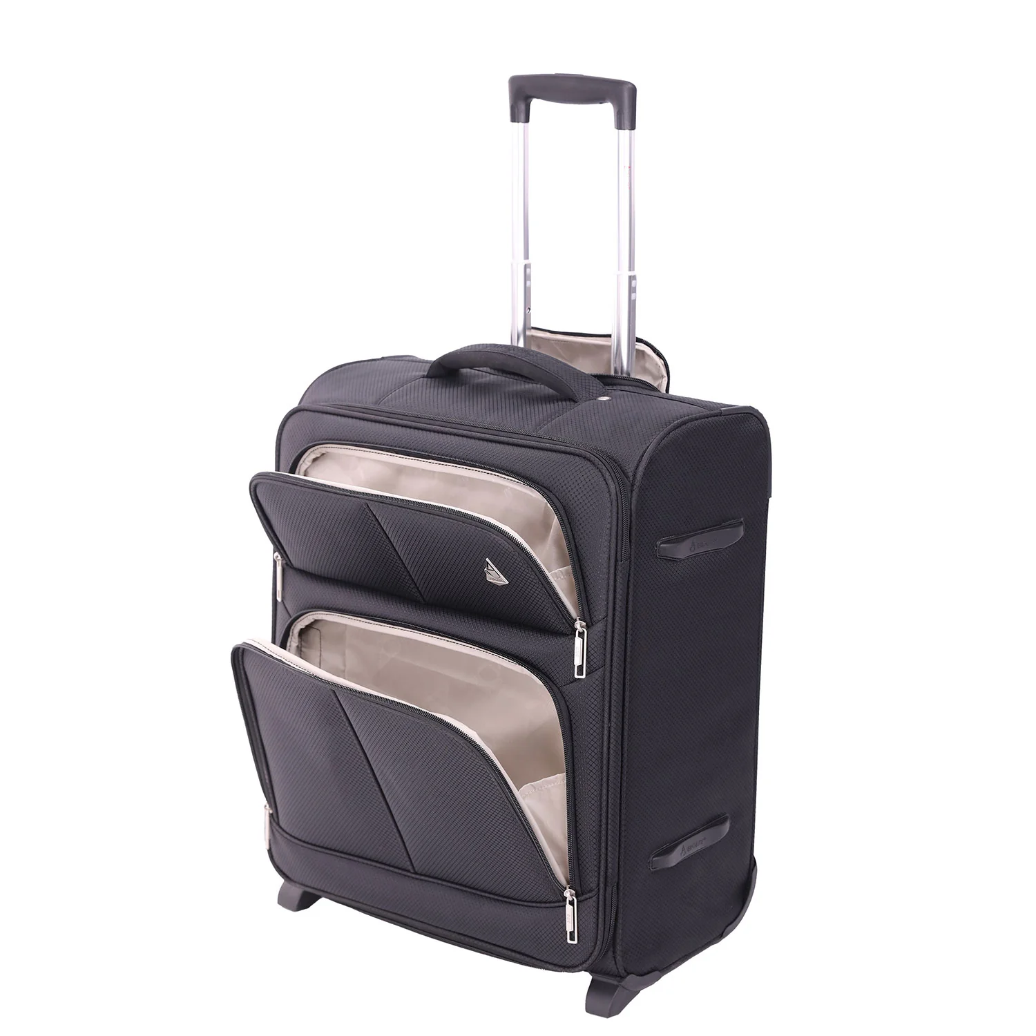 Aerolite 56x45x25cm Easyjet Large Cabin, British Airways Jet2 Maximum Allowance Lightweight 2 Wheel Carry On Hand Cabin Luggage Bag Suitcase 56x45x25 with TSA Approved Lock Black - Image 10
