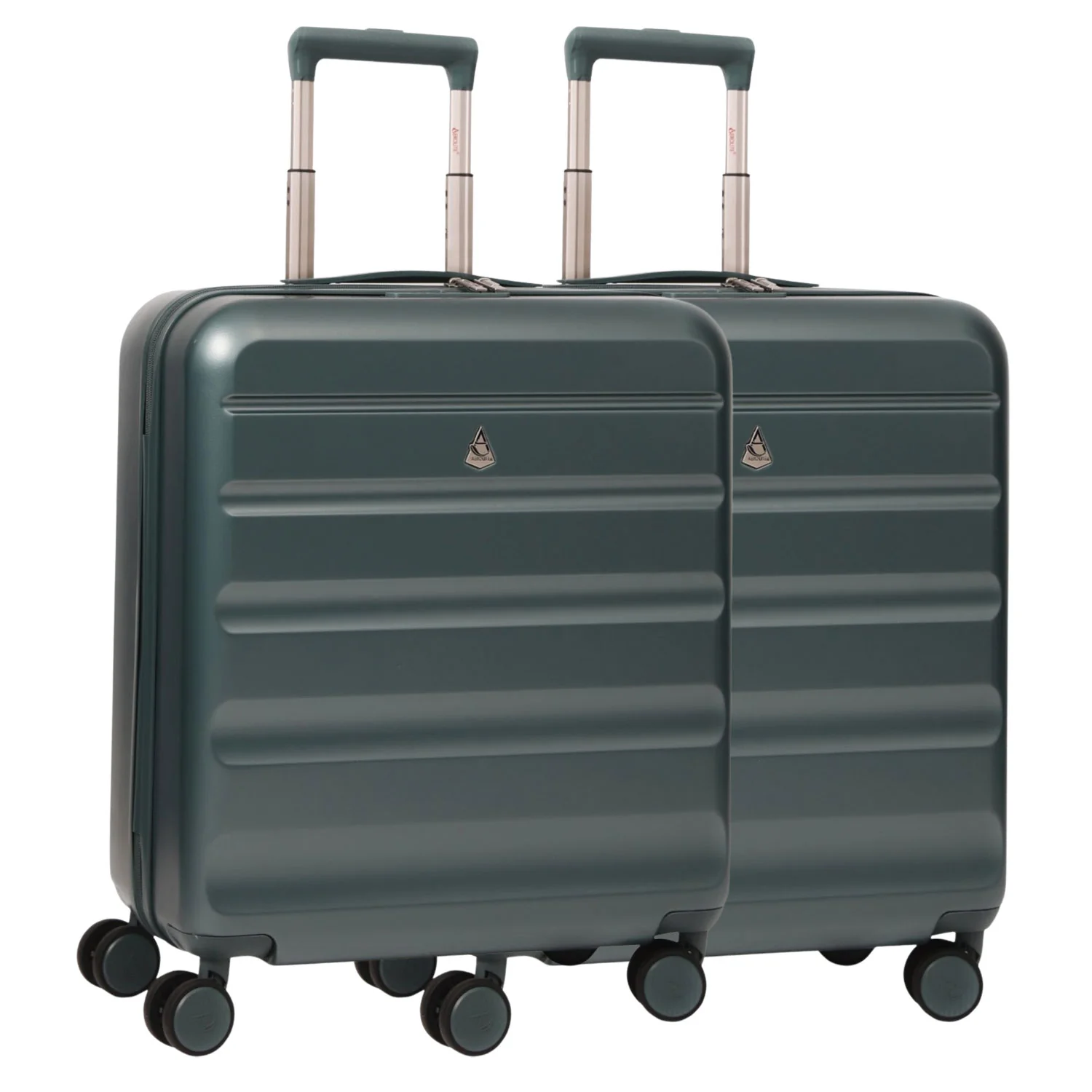 Aerolite 56x45x25cm Large Cabin Bag – Easyjet Large Cabin/Plus/Flexi, British Airways & Jet2 Maximum Cabin Luggage Size, Lightweight Hard Shell Suitcase with 8 Spinner Wheels, TSA Lock, 56L Capacity, 5-Year Warranty, Forest Green (Set of 2) - Image 8