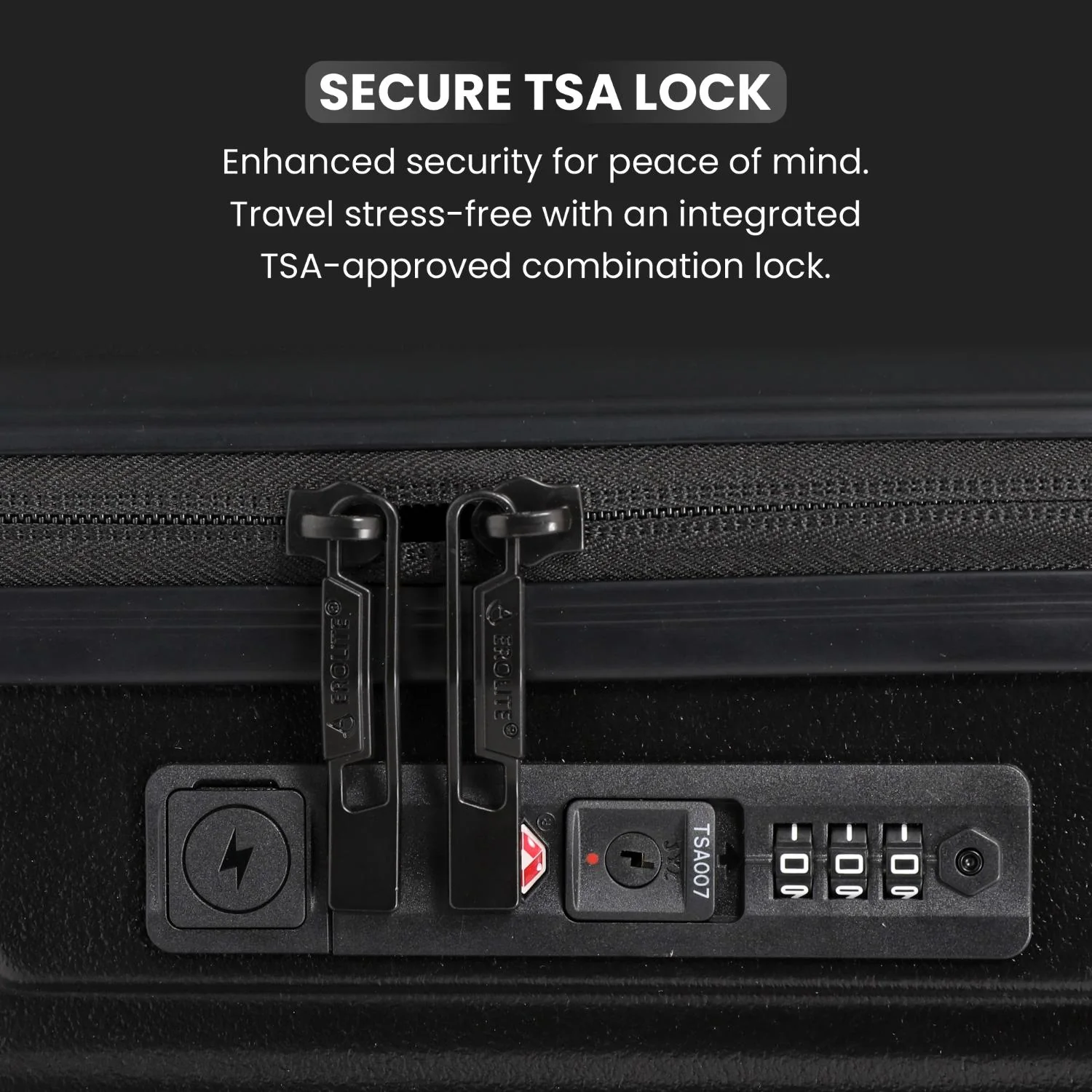 Aerolite M-Lite Premium 56x45x25cm Easyjet Plus Cabin Suitcase with USB Port, TSA Lock, Silent Hinomoto Wheels, Lightweight Polypropylene, 15-Year Warranty - Image 7