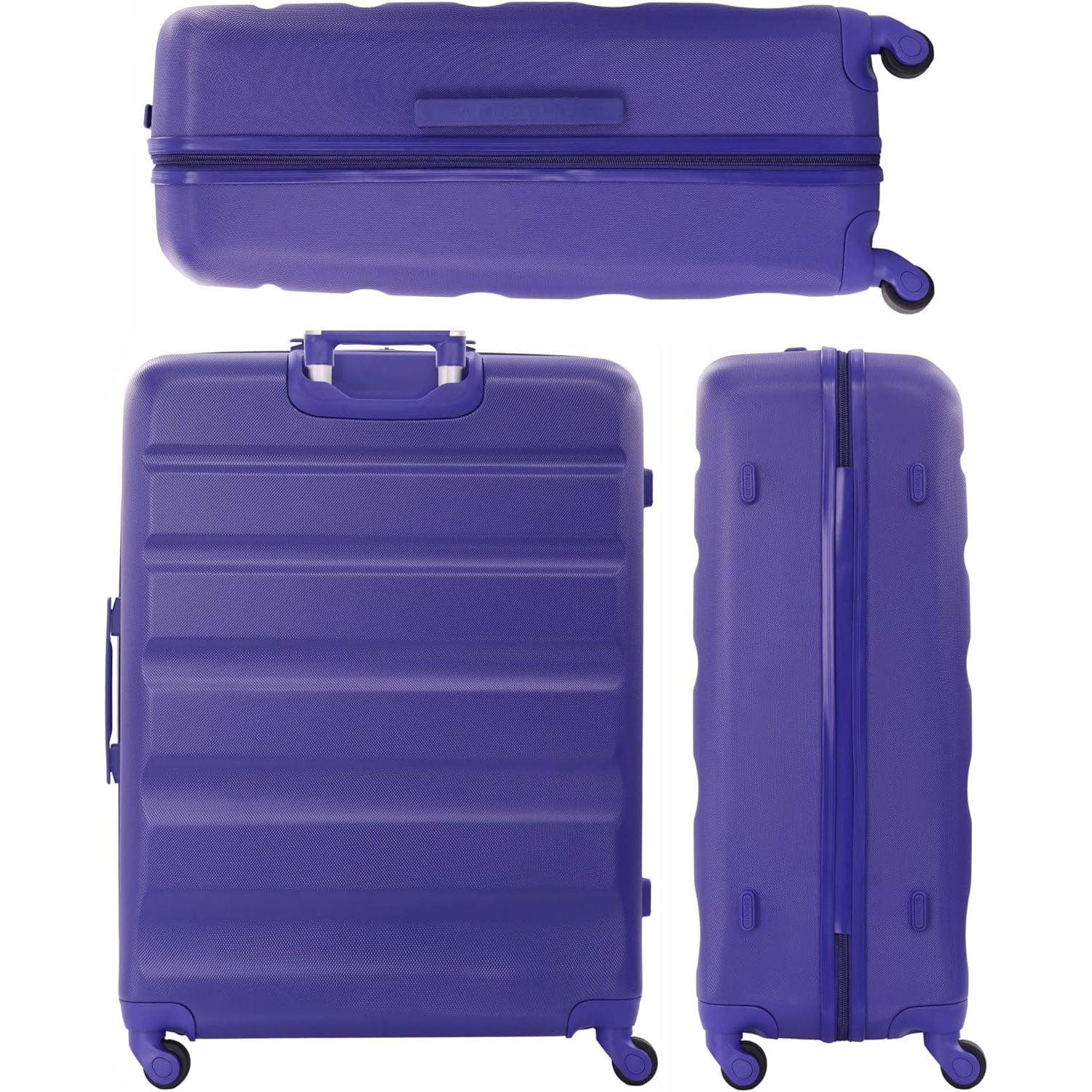 Aerolite 25" (69x50x27cm) Medium Lightweight Hard Shell Checked In Hold Luggage Suitcase with 4 Wheels, 82L Capacity - Image 4