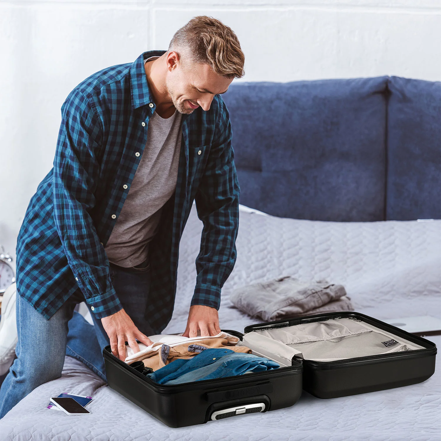Aerolite 29" Large Lightweight Hard Shell Luggage Suitcase Spinner Suitcase with 8 Wheels, Latest 2025 Model, (79x58x31cm), 127L - Image 20