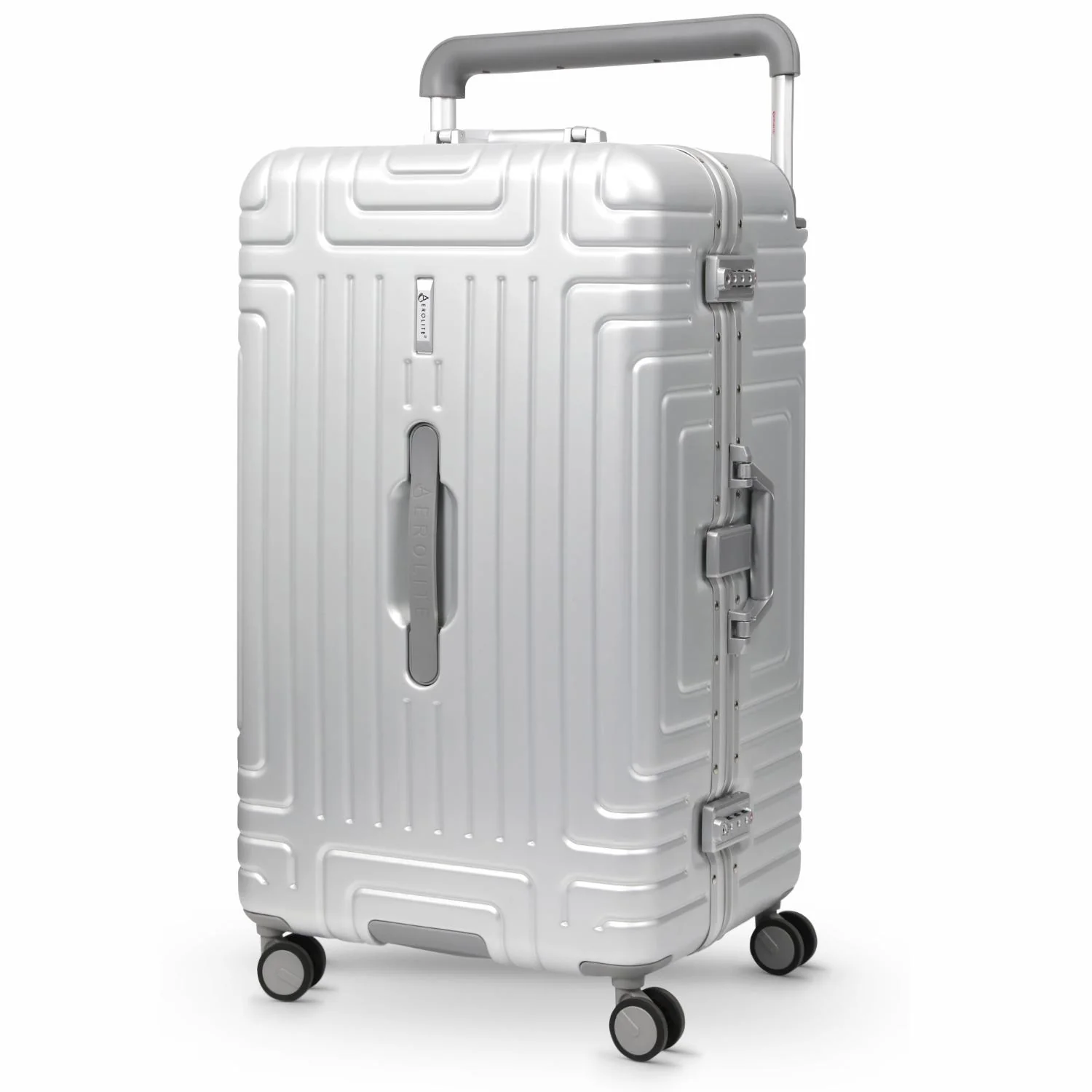 Aerolite Zipperless Aluminium Frame Trunk, Premium Trunk Suitcase, TSA Latch-Lock, Aluminium Frame, Silent Hinomoto Wheels, 97.6L Large Luggage - Image 11