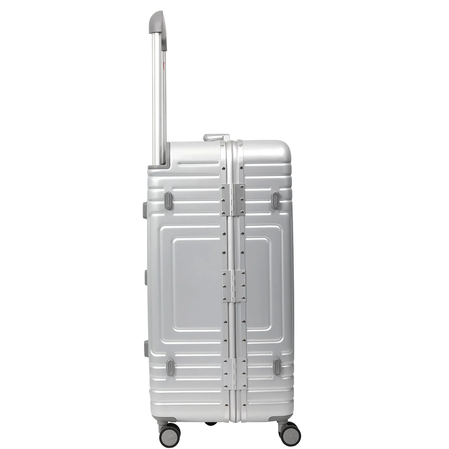 Aerolite Zipperless Aluminium Frame Trunk, Premium Trunk Suitcase, TSA Latch-Lock, Aluminium Frame, Silent Hinomoto Wheels, 97.6L Large Luggage - Image 12
