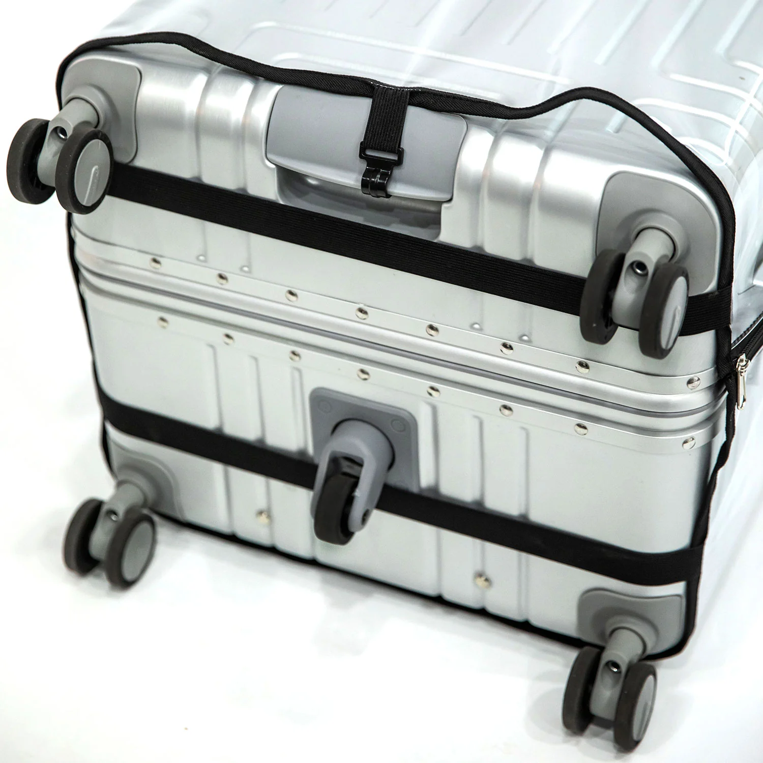 Aerolite Zipperless Aluminium Frame Trunk, Premium Trunk Suitcase, TSA Latch-Lock, Aluminium Frame, Silent Hinomoto Wheels, 97.6L Large Luggage - Image 15