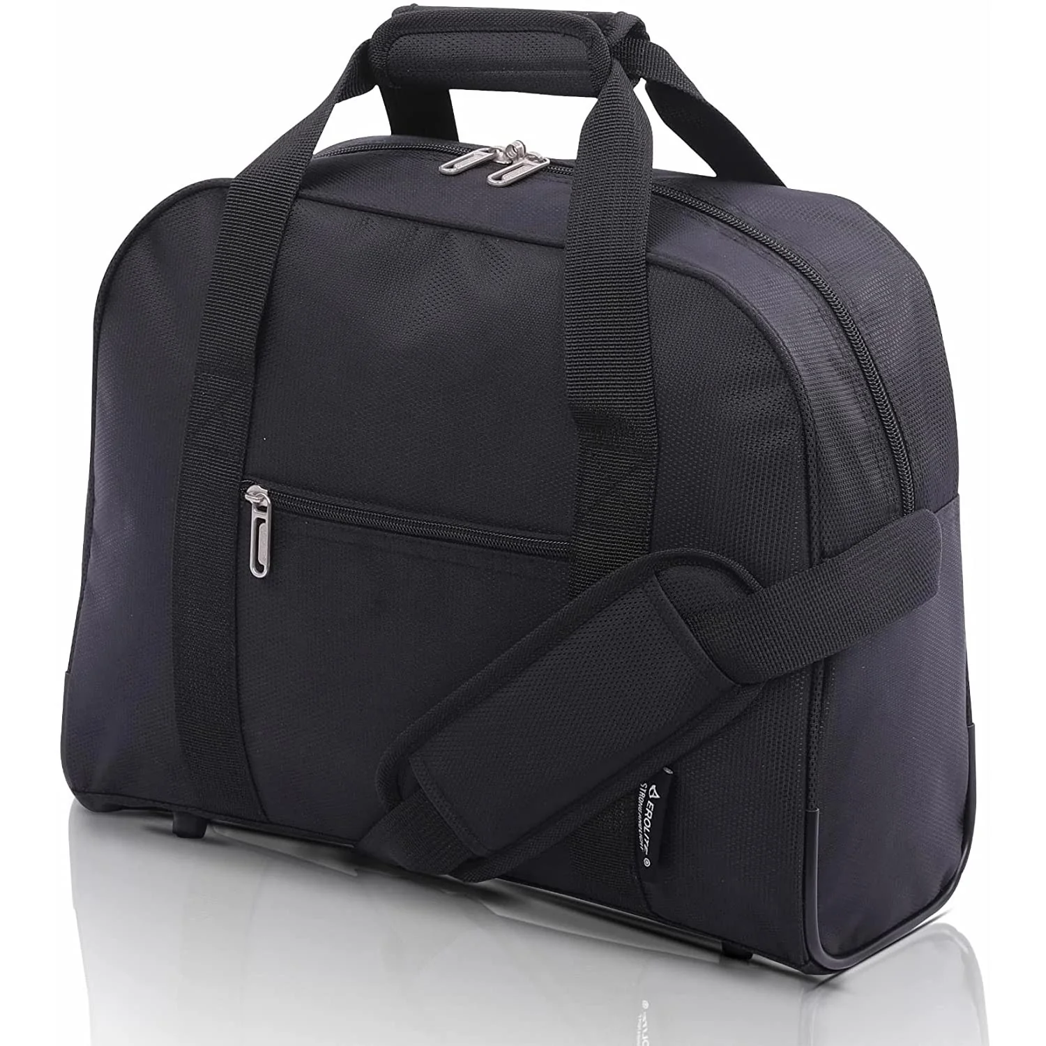 Aerolite British Airways Maximum Size Bundle, 56x45x25cm Large Cabin Softshell Suitcase & 40x30x15cm Under Seat Holdall - Image 8