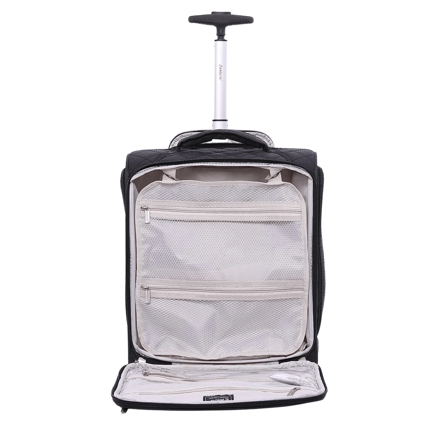 Aerolite 45x36x20cm Easyjet Maximum Cabin Size Carry On Under Seat Trolley Hand Luggage With High Mileage Wheels & SBS Zips, Latest 2025 Model, 5 Years Warranty - Image 7