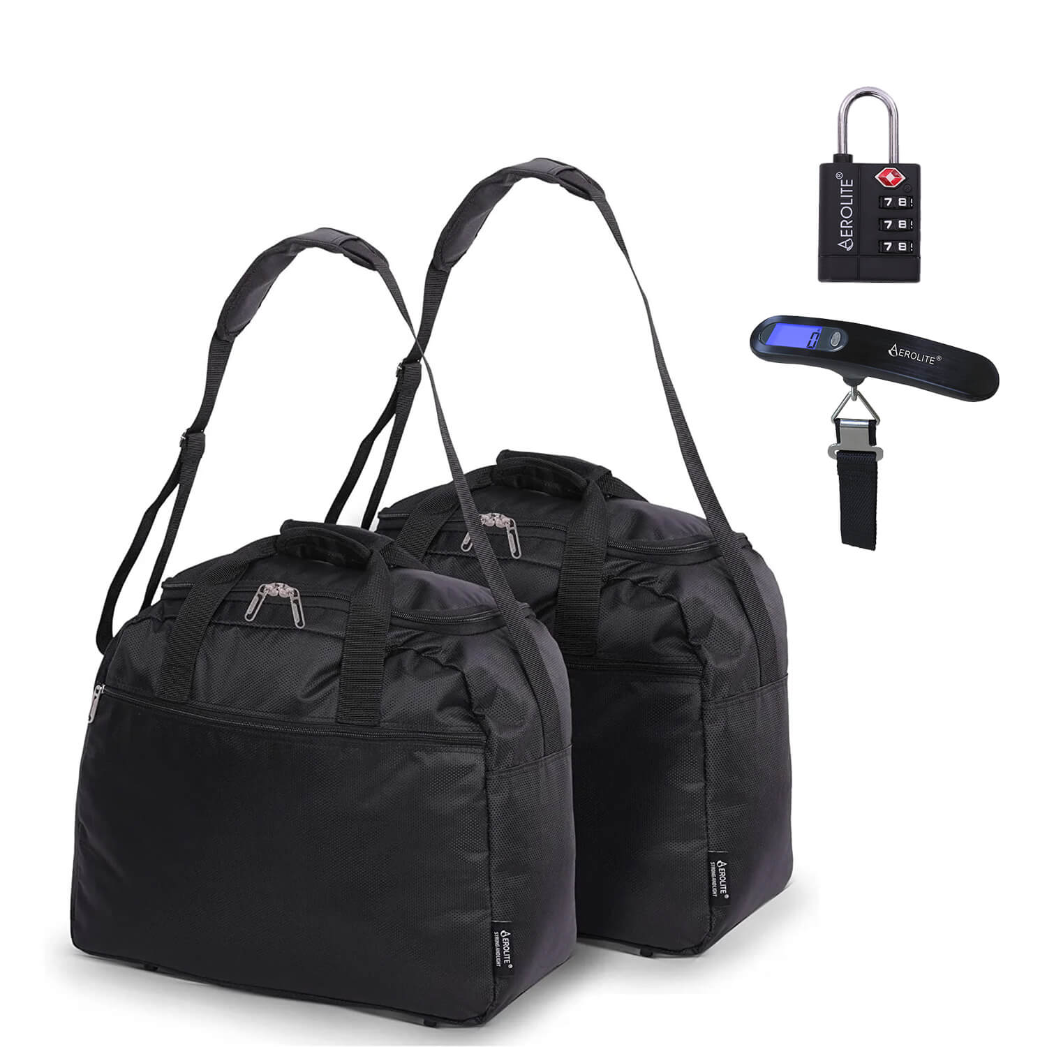 Aerolite Easyjet Maximum 2025 Holdall (45x36x20cm) Cabin Bag,  Digital Luggage Scales, and TSA Approved Three Dial Combination Lock - Image 11
